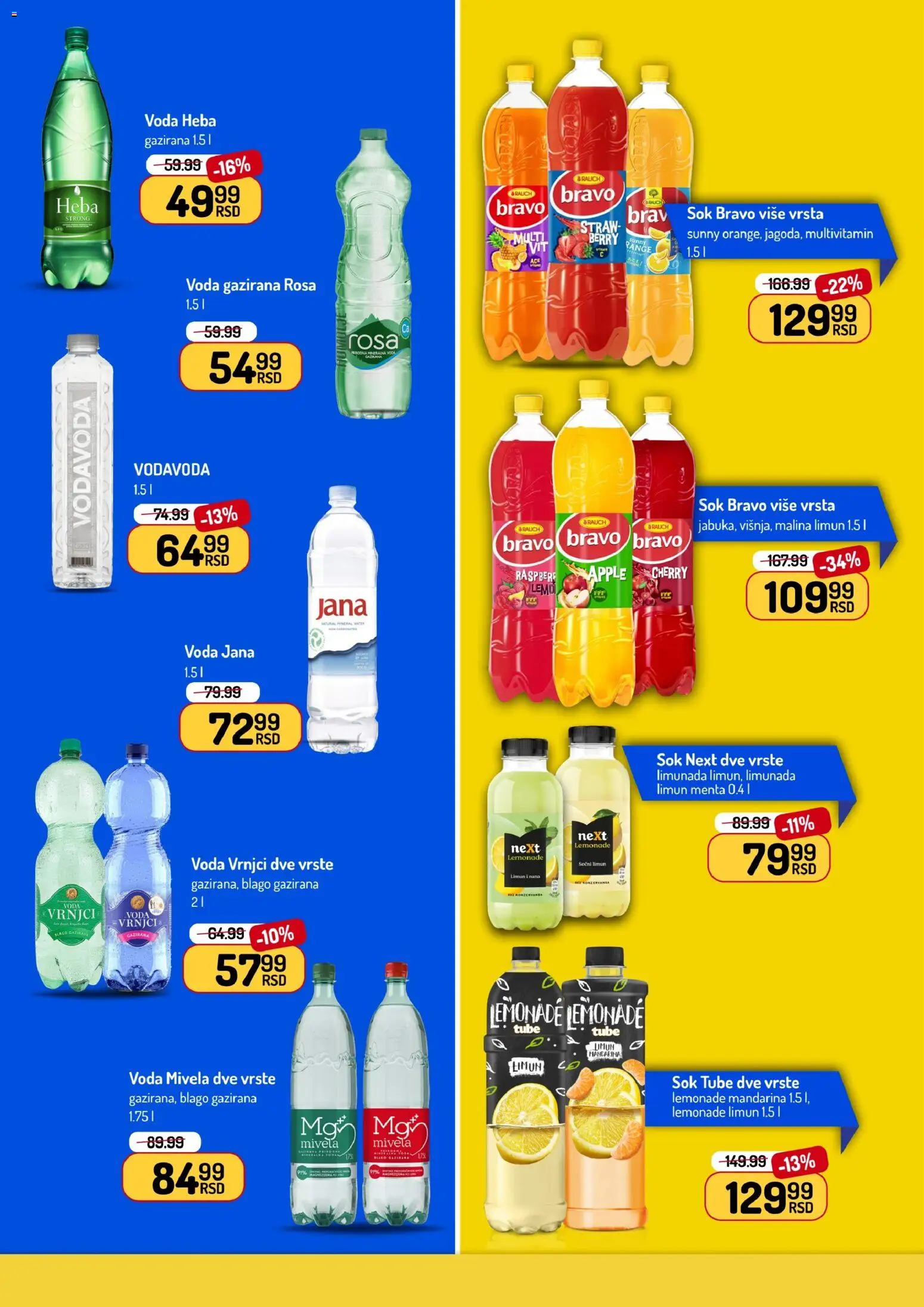 Aman katalog - važi od 08.06.2026 | Strana: 20 | Proizvode: Mandarina, Malina, Sok, Limun