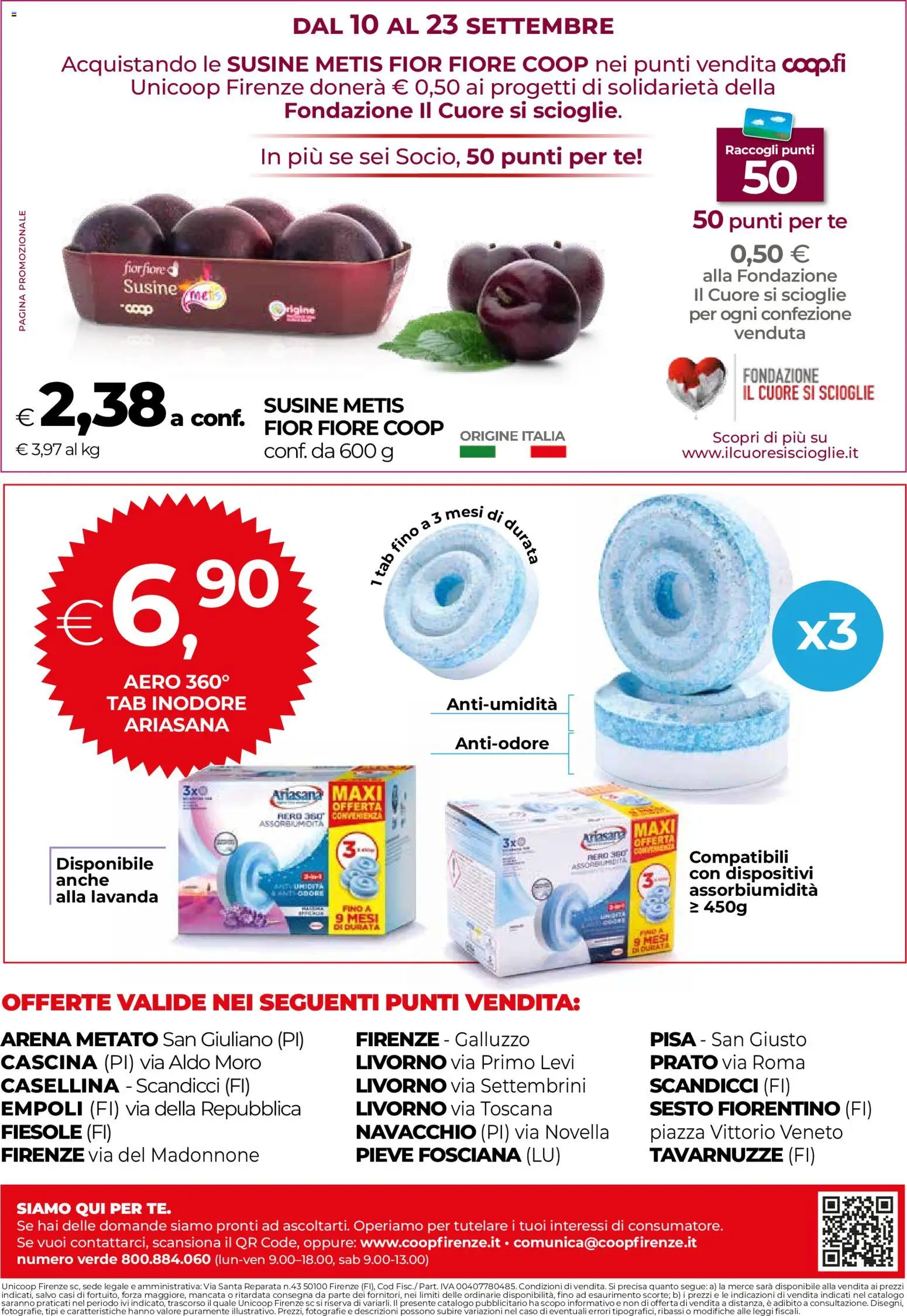 Volantino COOP del 17/09/2026 | Pagina: 16 | Prodotti: Tè, Susine, Lavanda