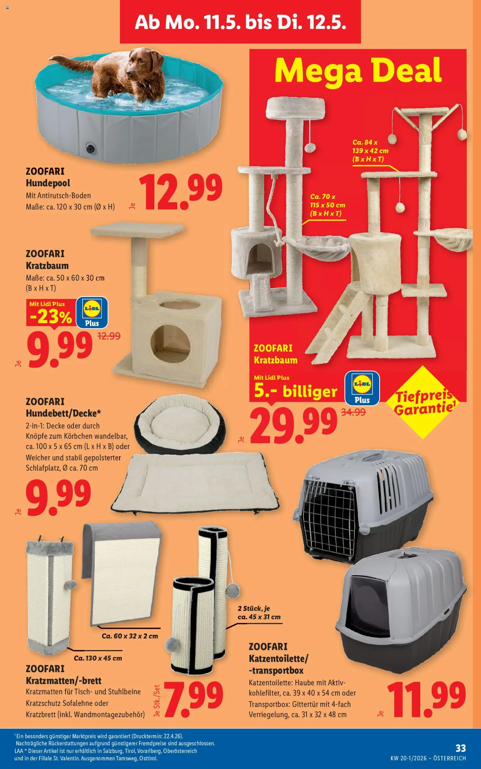Lidl Flugblatt - Altenmarkt im Pongau, St. Johann im Pongau, Zell am See gültig ab 07.05.2026 | Seite: 38 | Produkte: Decke, Tisch