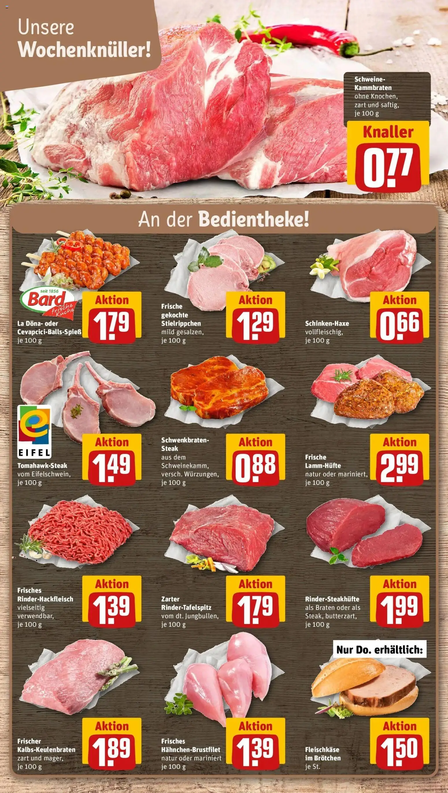 REWE Prospekt ab 31.08.2026 zum Blättern » Angebote | Seite: 8 | Produkte: Steak