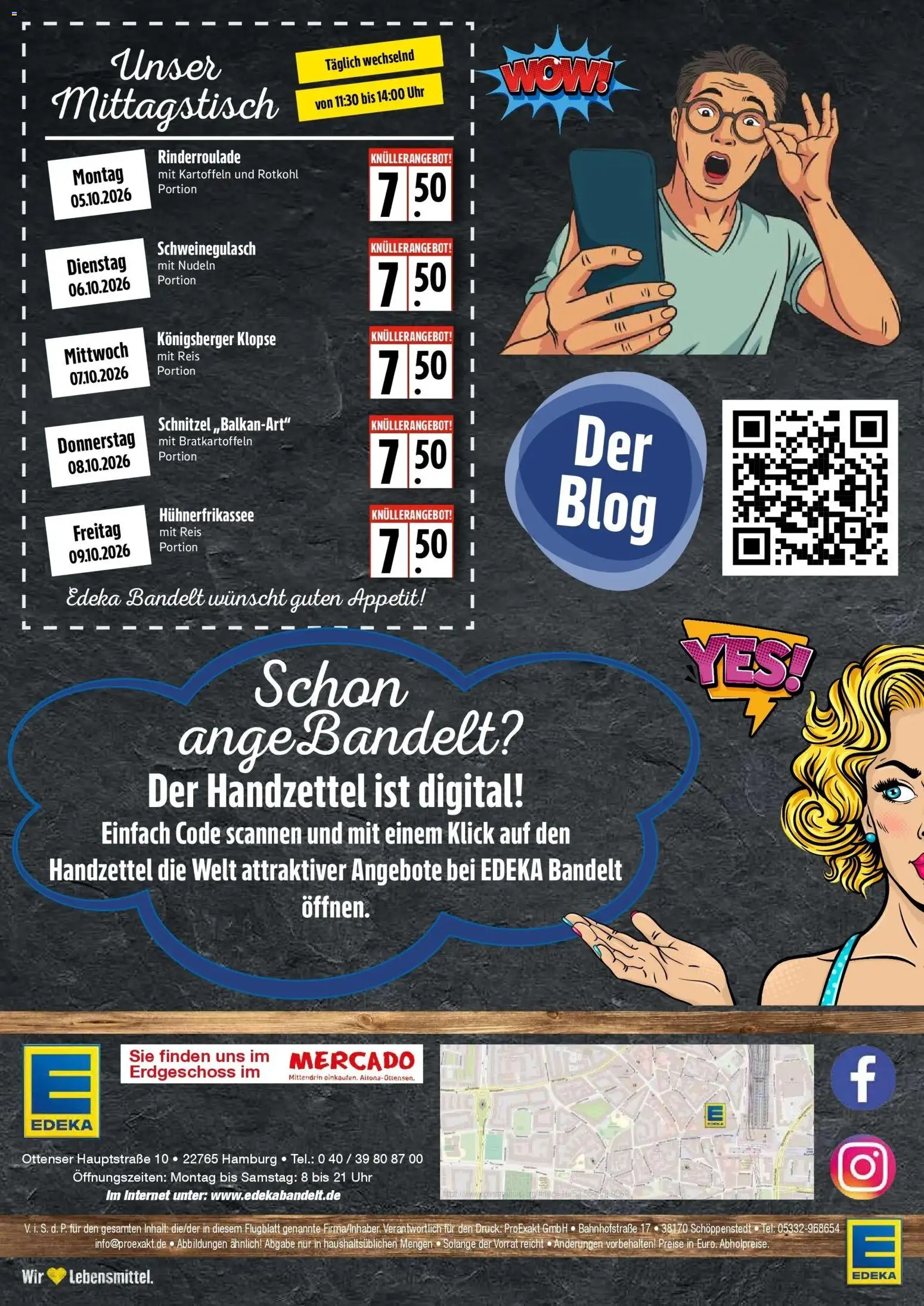 Edeka Prospekt Hamburg (ab 05.10.2026) » Angebote Online | Seite: 8 | Produkte: Schweinegulasch, Rotkohl, Schnitzel, Nudeln