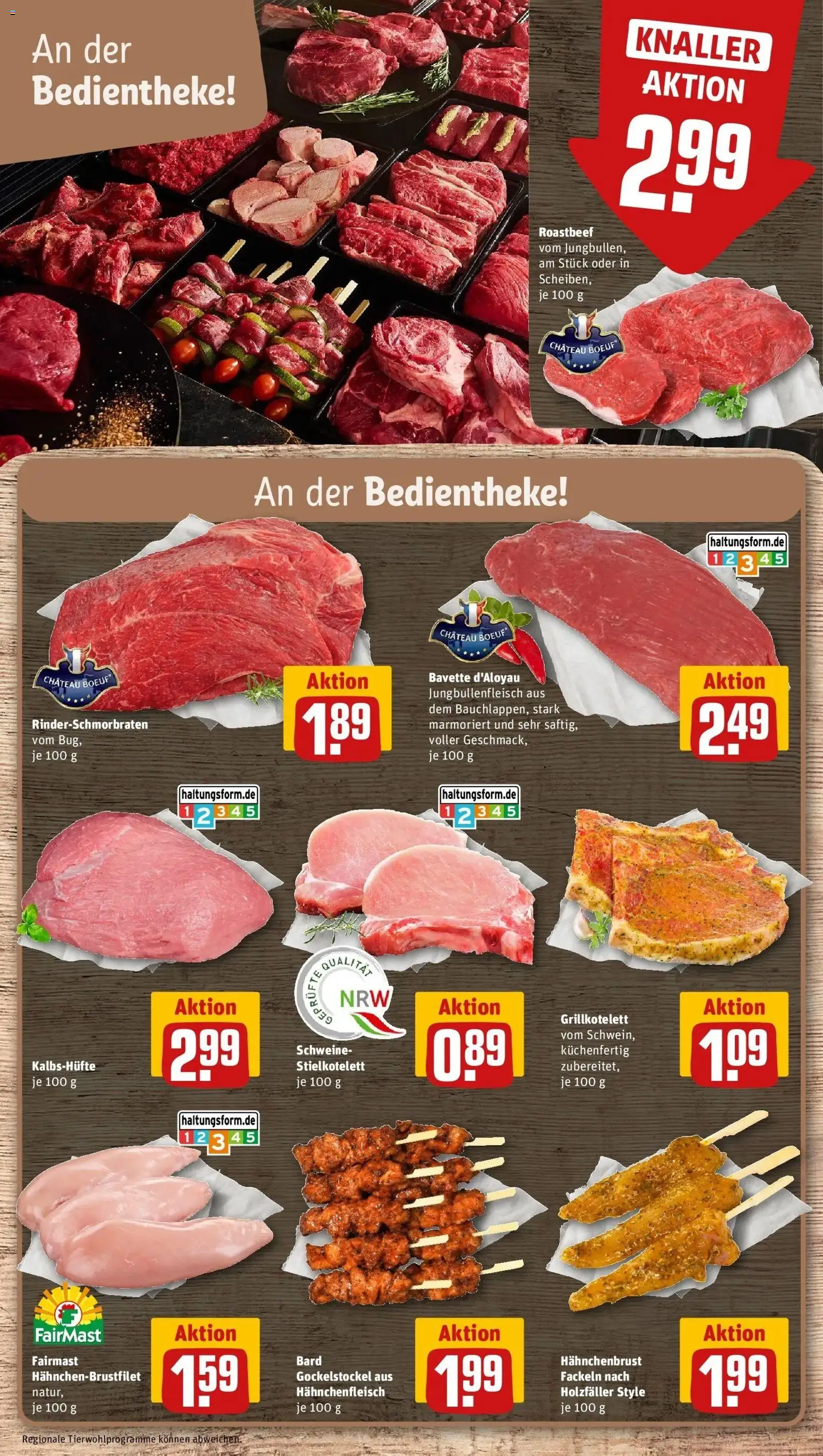 REWE Prospekt ab 24.08.2026 zum Blättern » Angebote | Seite: 8 | Produkte: Roastbeef, Hahnchenbrust