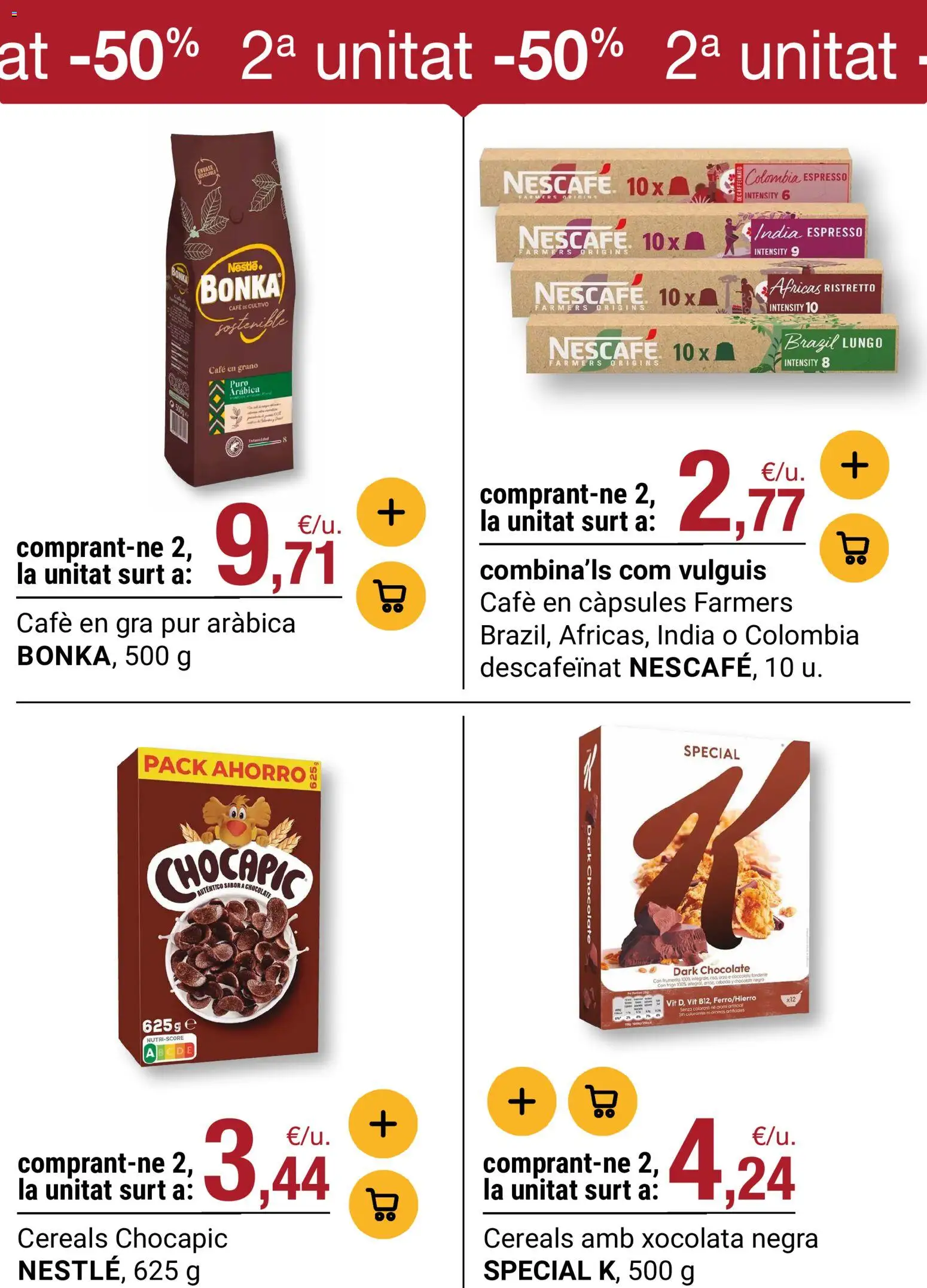 Bonpreu folleto │ válido desde el 05.05.2026 | Página: 18 | Productos: Café, Chocolate, Café en grano
