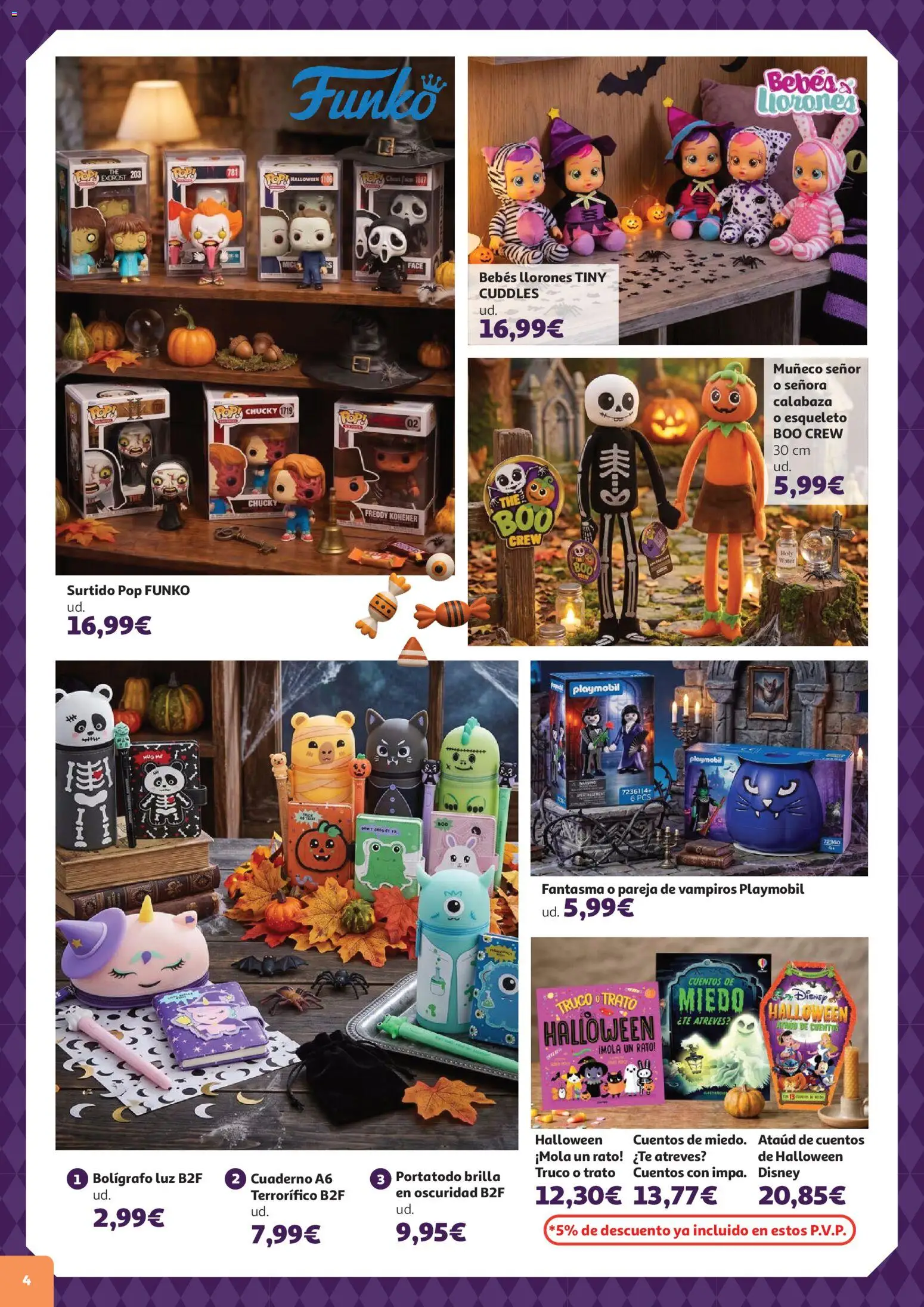 Alcampo - Halloween │ válido desde el 09/10/2026 | Página: 4 | Productos: Calabaza, Té