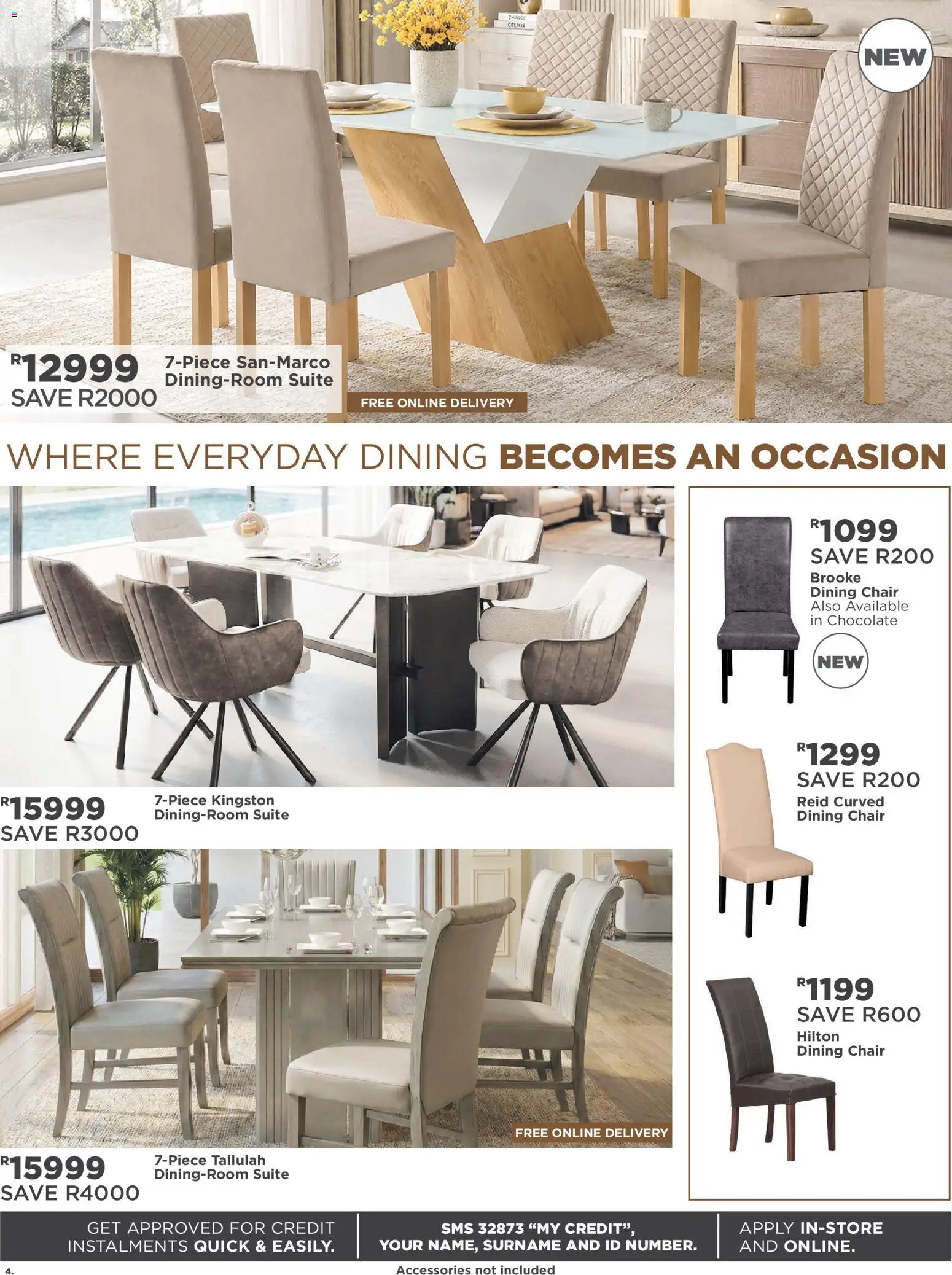 New House and Home catalogue – valid from 10/08/2026 | Page: 4 | Products: Chair, Chocolate