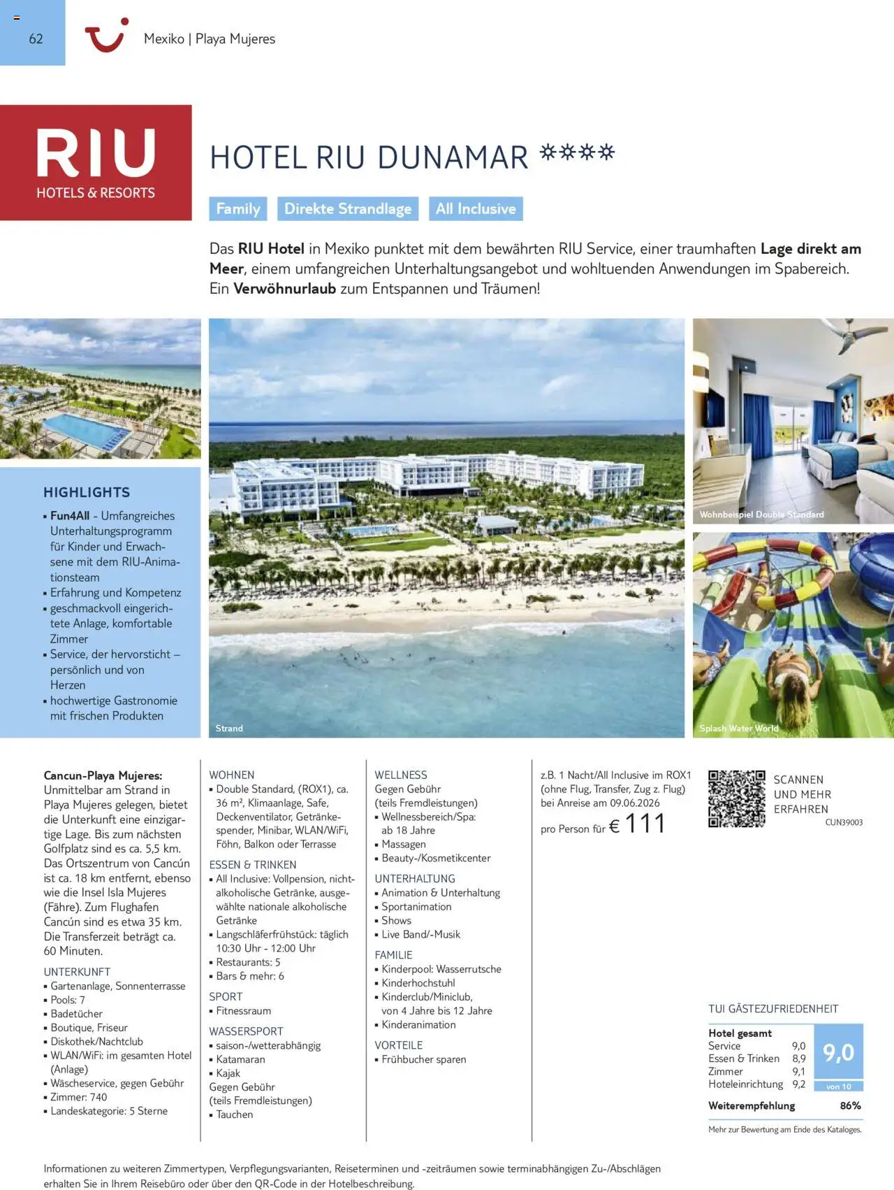 TUI Prospekt Mittelamerika & Karibik 2025/26 – gültig ab 01.11.2025 | Seite: 62 | Produkte: Uhr