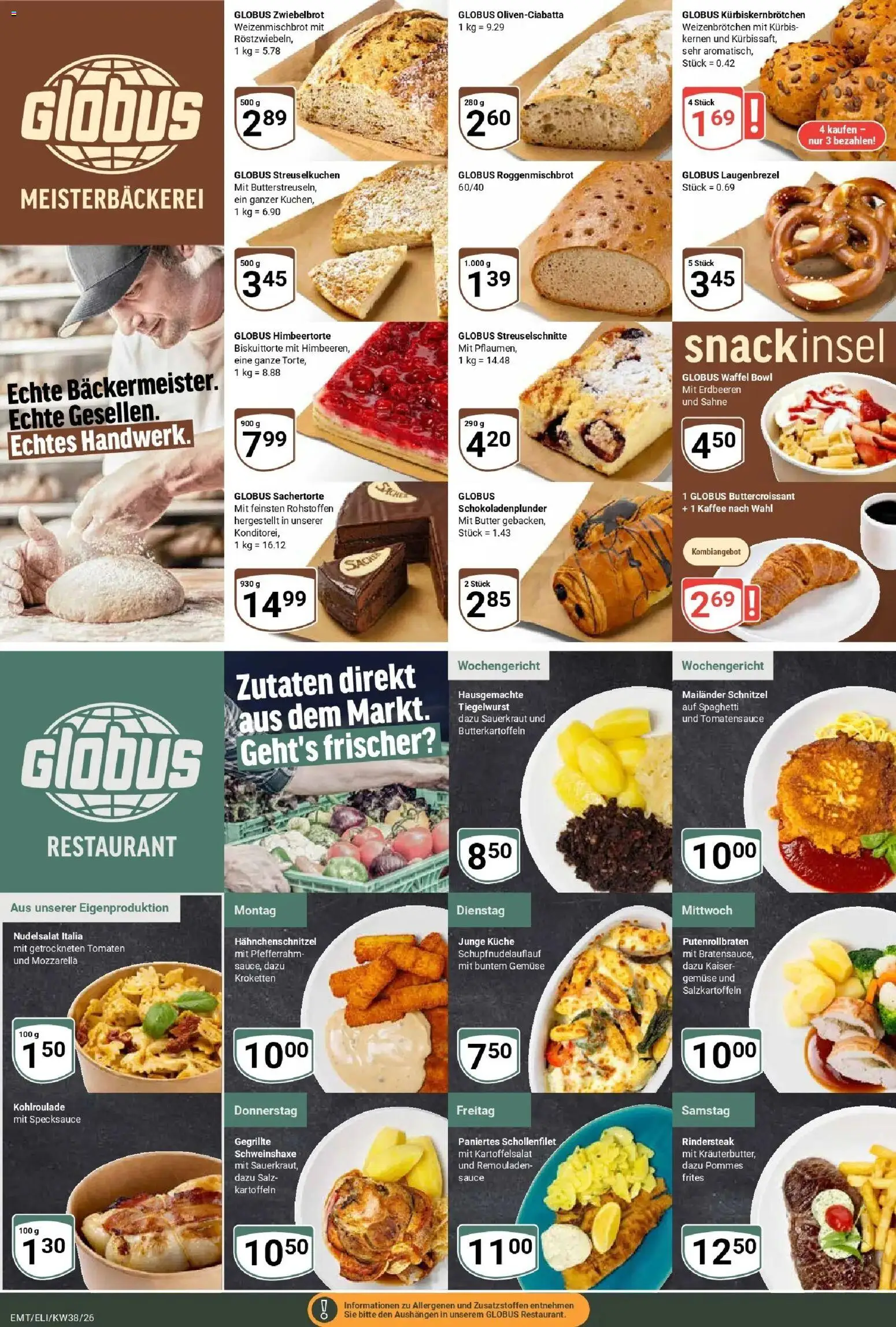 Globus Prospekt Erfurt-Linderbach (ab 14.09.2026) » Angebote online | Seite: 7 | Produkte: Butter, Kaffee, Kürbis, Sahne