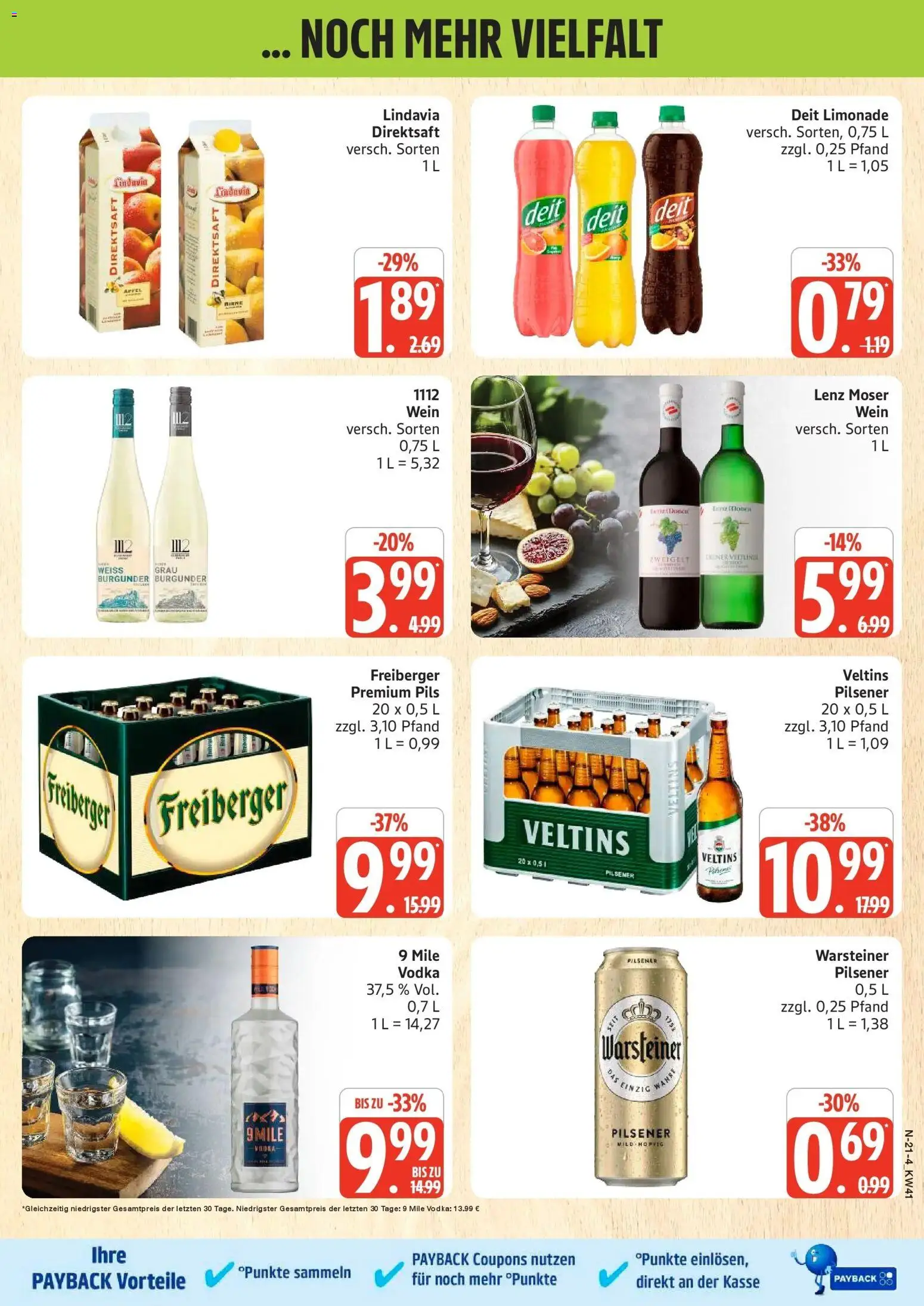 Marktkauf Prospekt Neuenkirchen (ab 05.10.2026) » Angebote online | Seite: 21 | Produkte: Pils, Warsteiner, Wein, Vodka