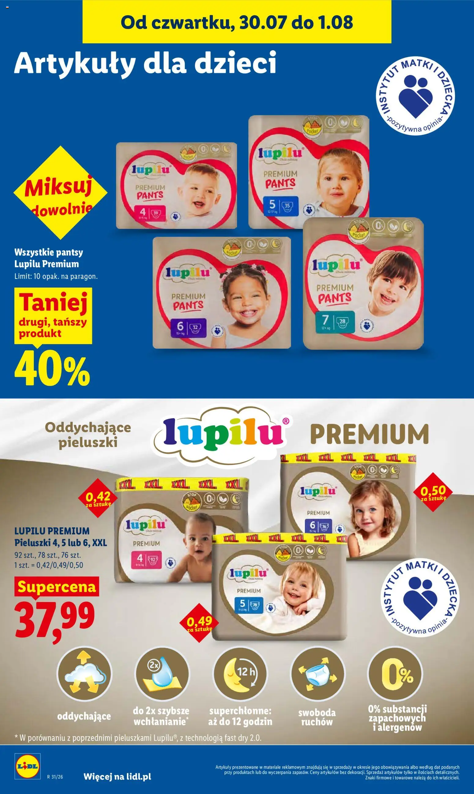 Lidl Polsko leták od 30.07.2026 | Strana: 88 | Produkty: Pants