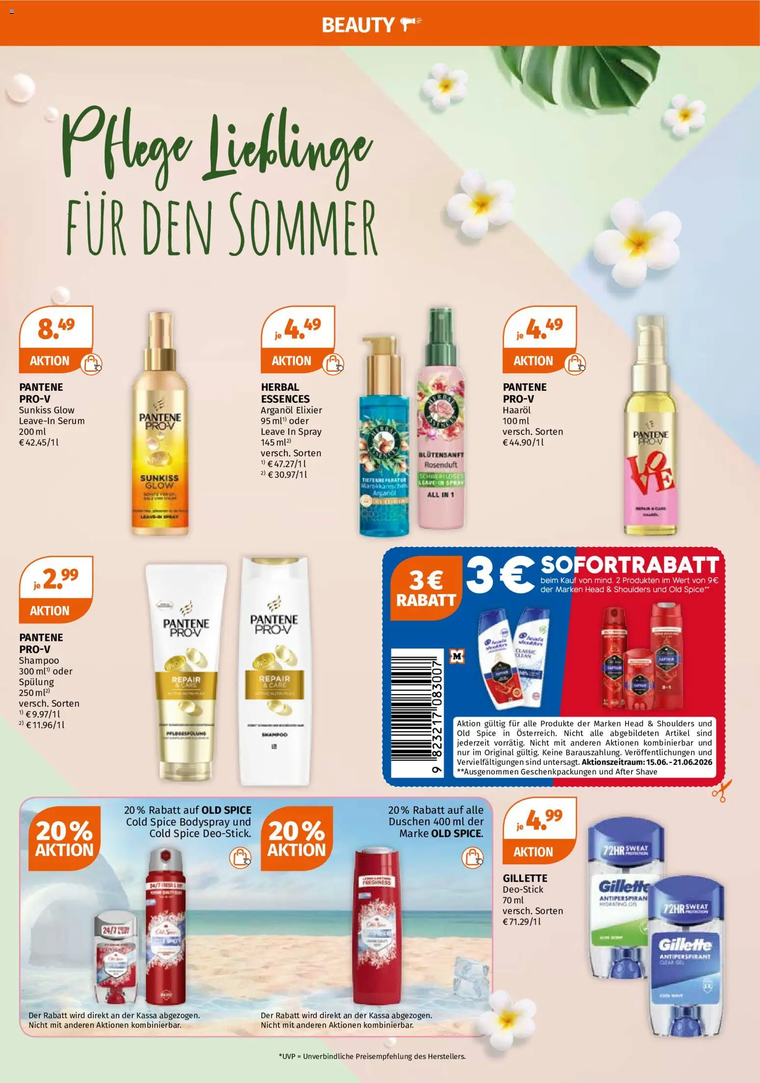 Müller Sparen macht Freude gültig ab 15.06.2026 | Seite: 3 | Produkte: Shampoo, Spülung, Haaröl