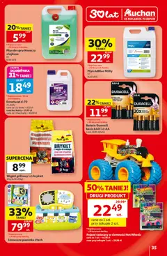 Pogląd oferty "Auchan gazetka - 30 Lat Hipermarket" - ważna od 30.07.2026 | Strona: 35
