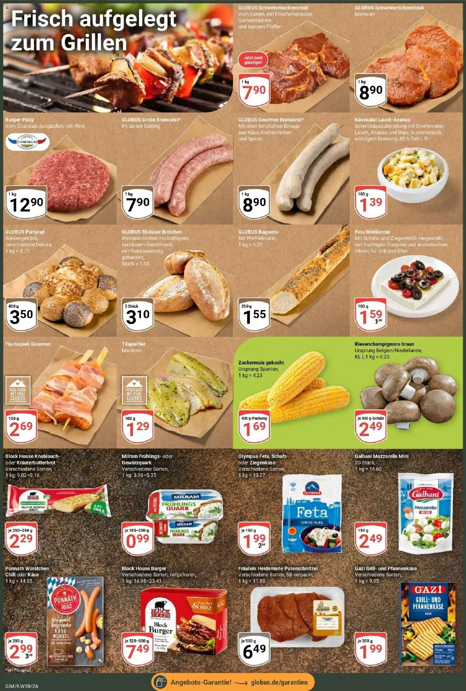 Globus Prospekt Simmern	 – gültig ab 27.04.2026 | Seite: 2 | Produkte: Milram, Putenschnitzel, Pfeffer, Knoblauch