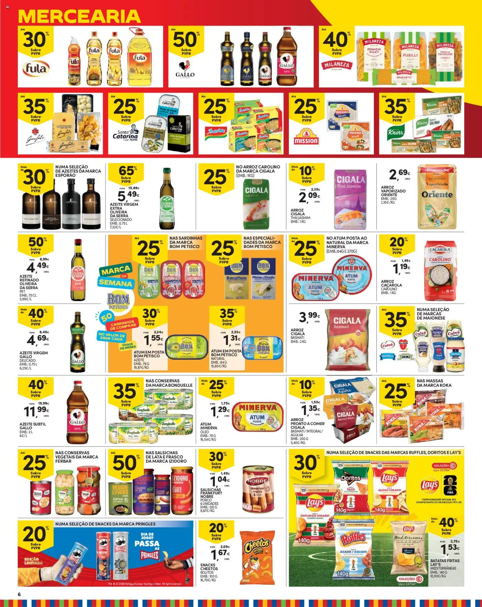 Continente Madeira │ válido de 07/07/2026 | Página: 8 | Produtos: Azeite, Sardinhas, Chouriço, Batatas fritas
