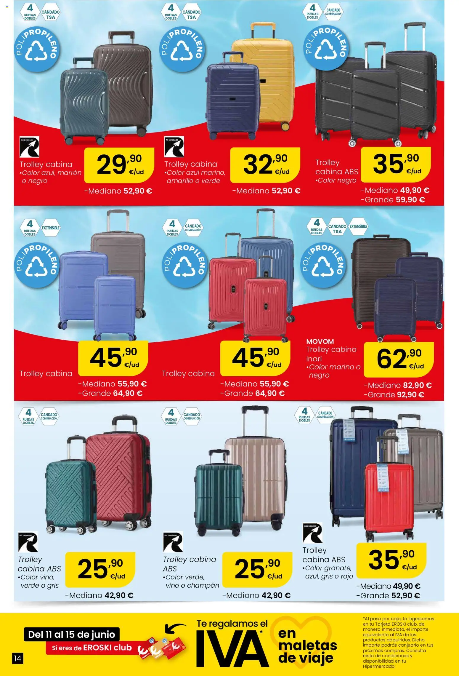 Eroski Oh! OFERTA Málaga │ válido desde el 11.06.2026 | Página: 14 | Productos: Vino, Té