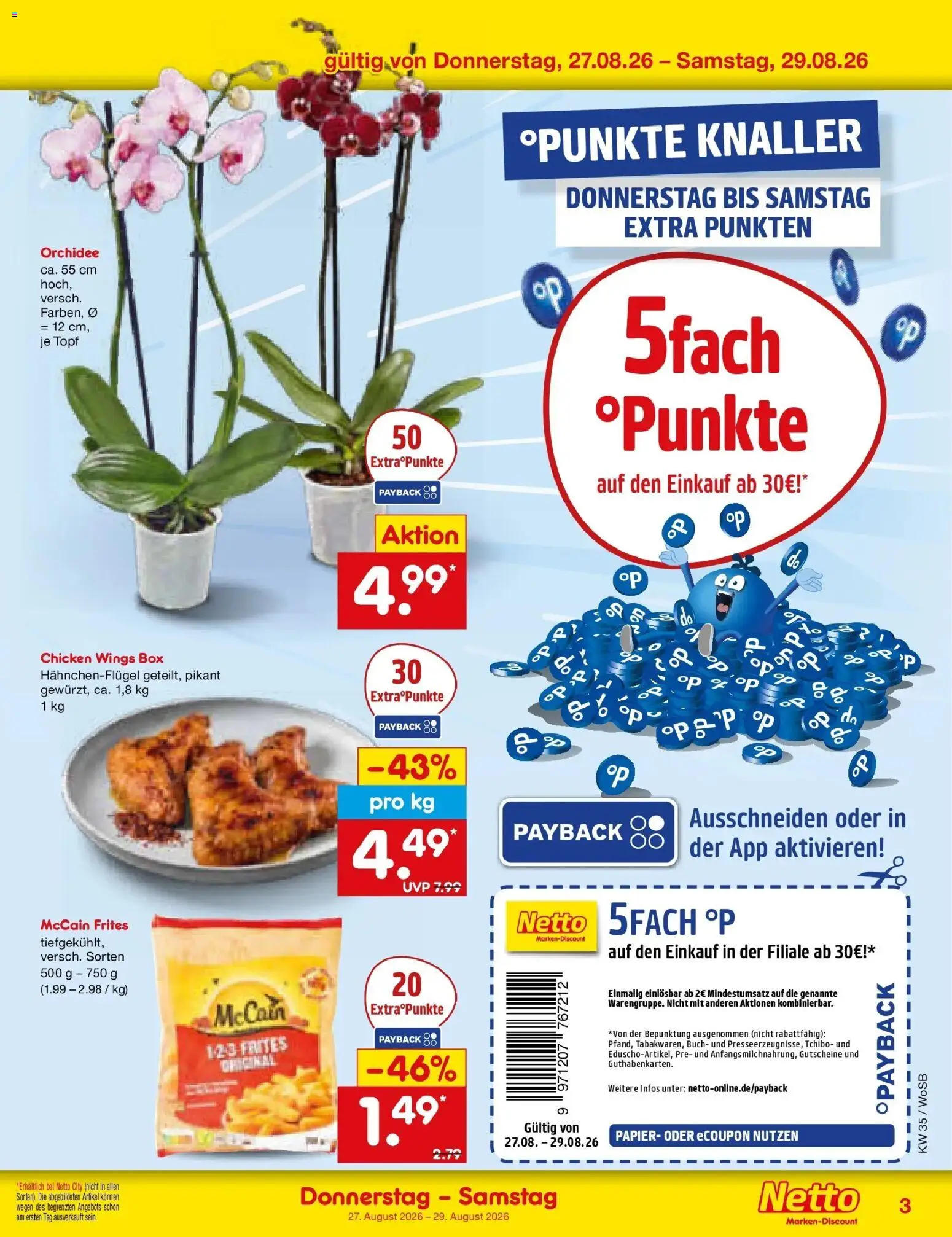 Netto Marken-Discount Prospekt Ludwigshafen-Edigheim (ab 24.08.2026) » Angebote | Seite: 57 | Produkte: Orchidee, Box, McCain