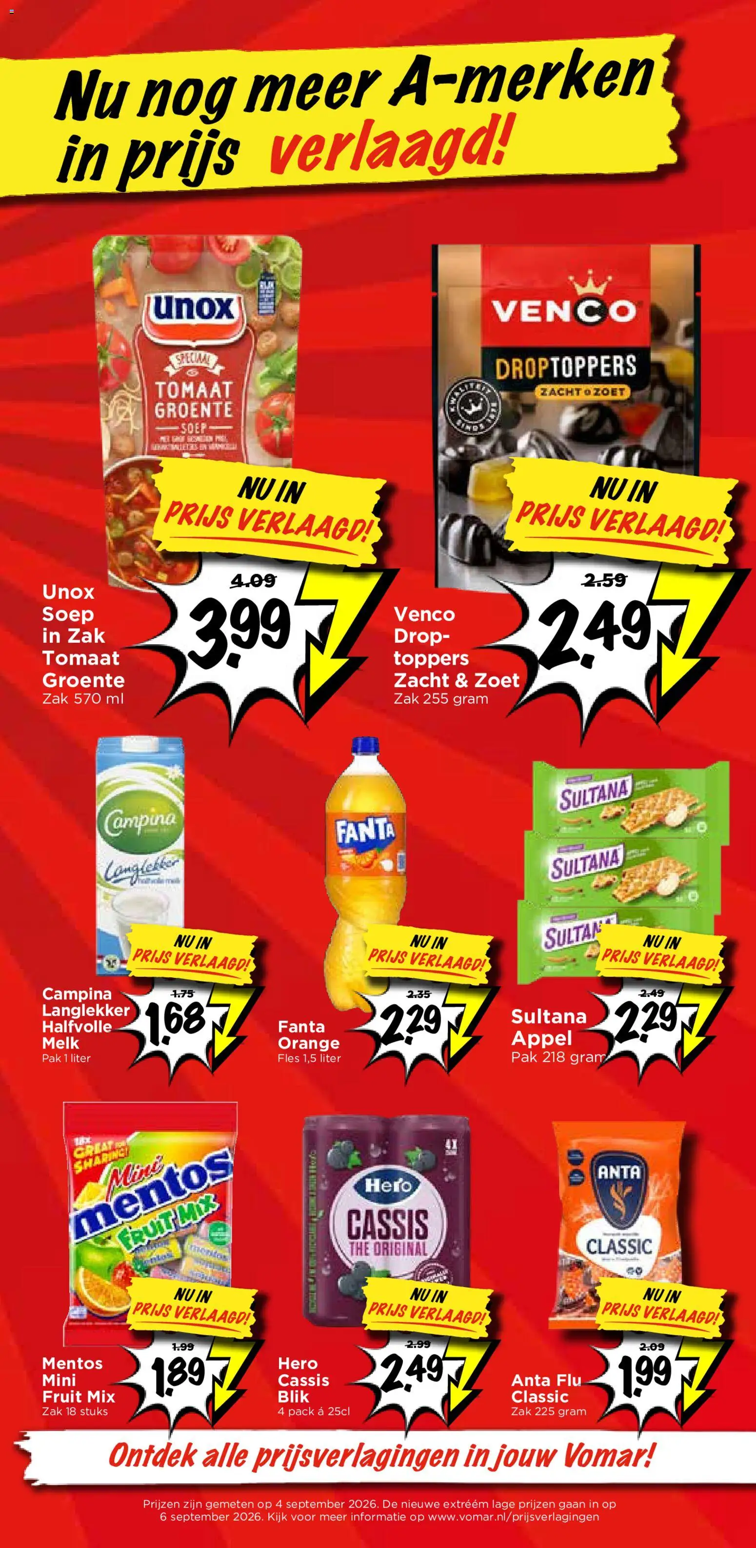 {H1} | Pagina: 11 | Producten: Tomaat, Melk, Fles, Appel