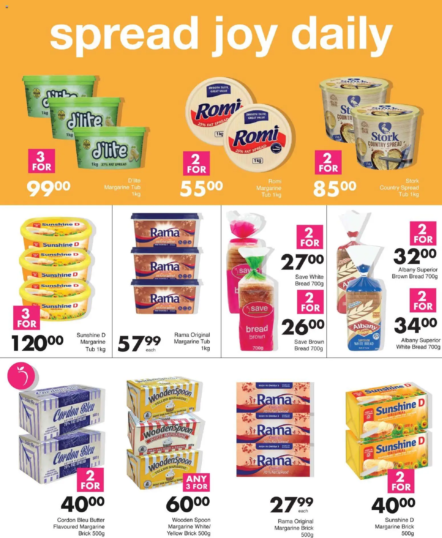 New Save catalogue – valid from 28.05.2026 | Page: 10 | Products: Butter, Bread, Margarine, Fat spread