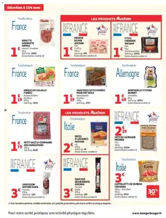 Auchan - Prévisualisation de SAUCISSON NATURE OGIER, Origine France, Pur porc, 150 g valide à partir de 15/09/2026 | Page: 16