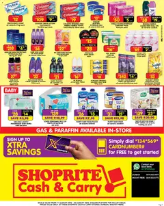 Shoprite specials catalogue – valid from 11/08/2026 | Page: 4 | Products: Yoghurt, Toilet, Oil, Kiwi