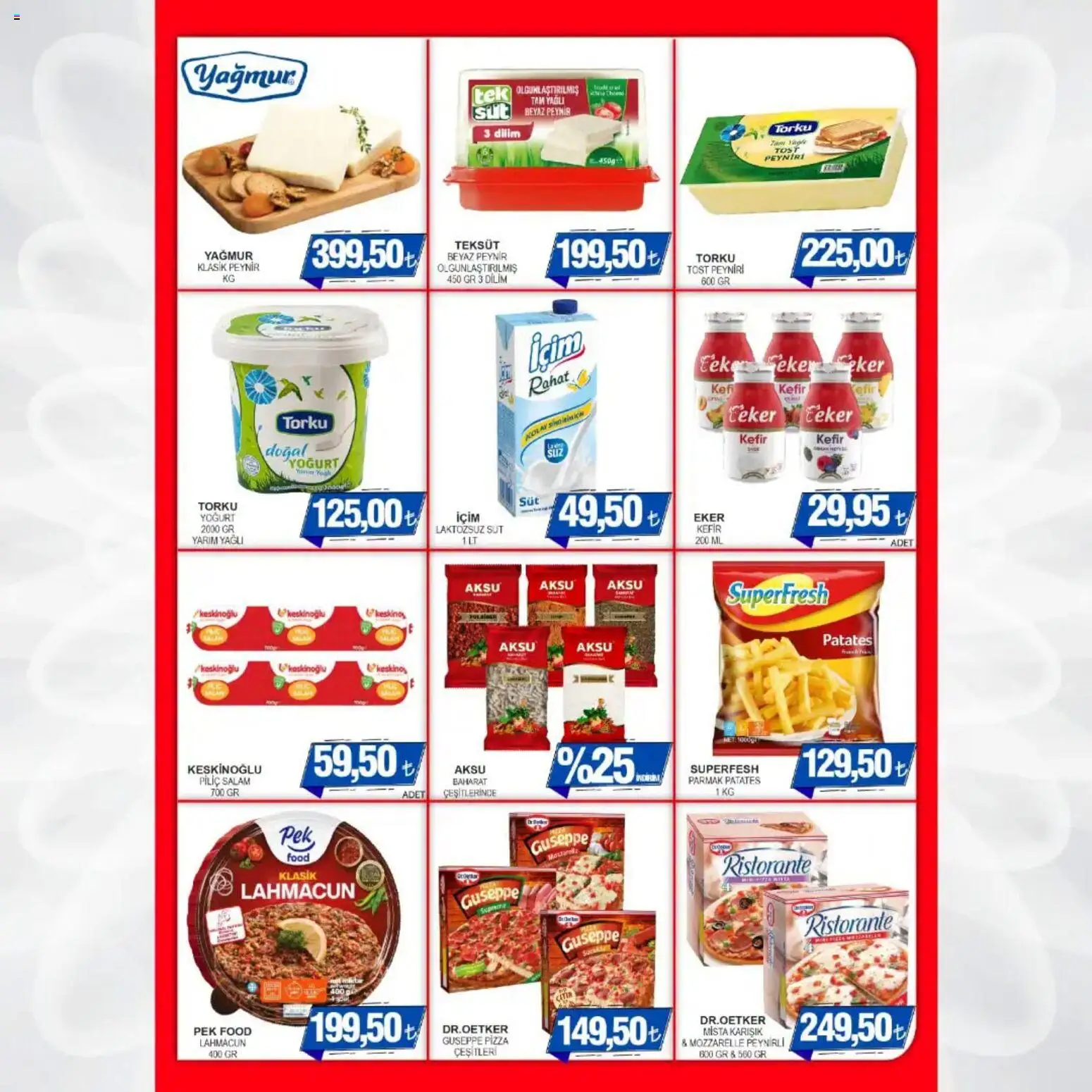 Furpa - Katalog Muhteşem Fiyatlar - 04 Eylül 2026 tarihinden itibaren geçerlidir | Sayfa: 3 | Ürünler: Süt, Yoğurt, Salam, Şeker