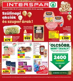 Interspar akciós újság - amely érvényes a következő dátumtól: 2026.08.27.