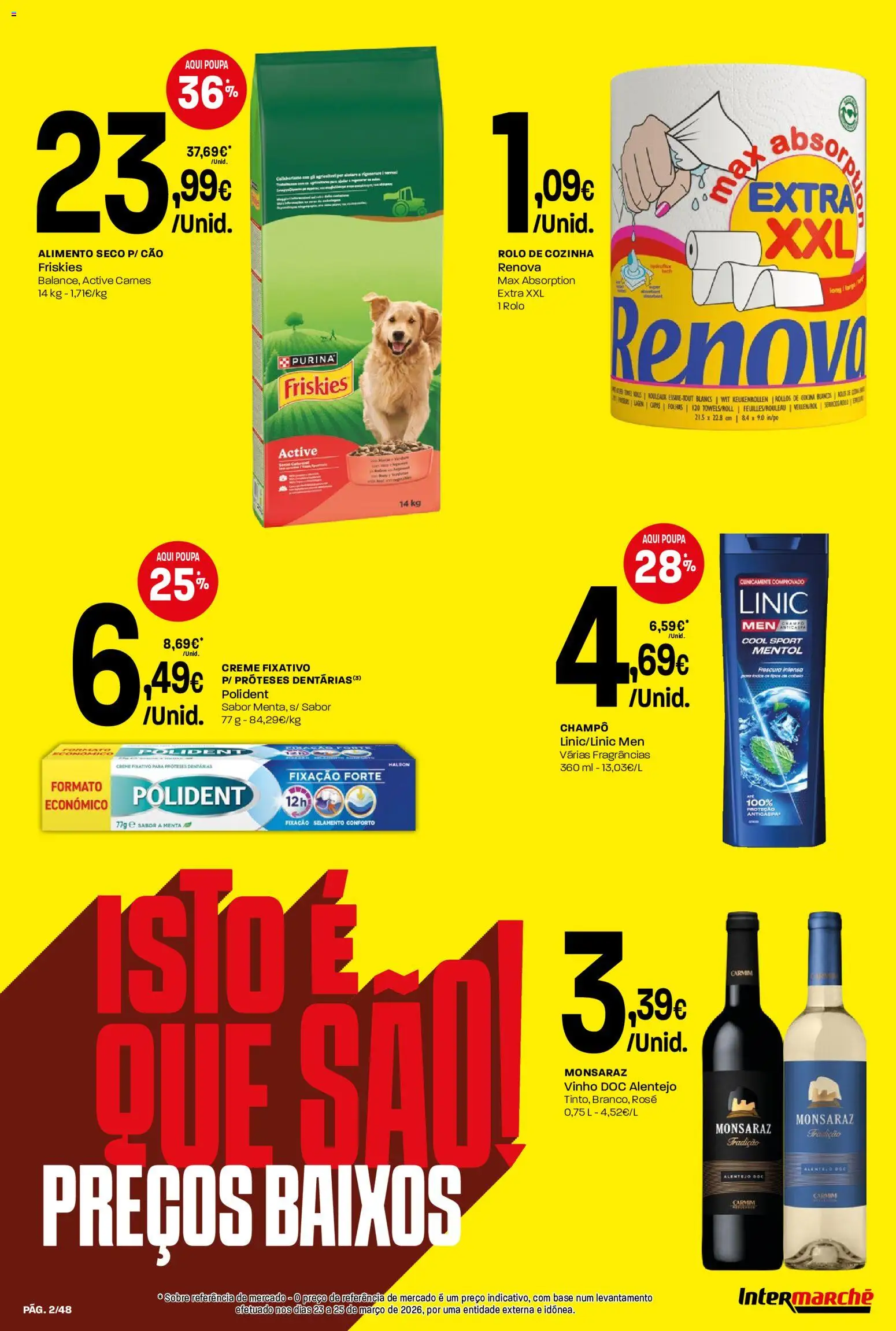 Intermarché folheto │ válido de 07.05.2026 | Página: 2 | Produtos: Base, Sal, Vinho, Creme