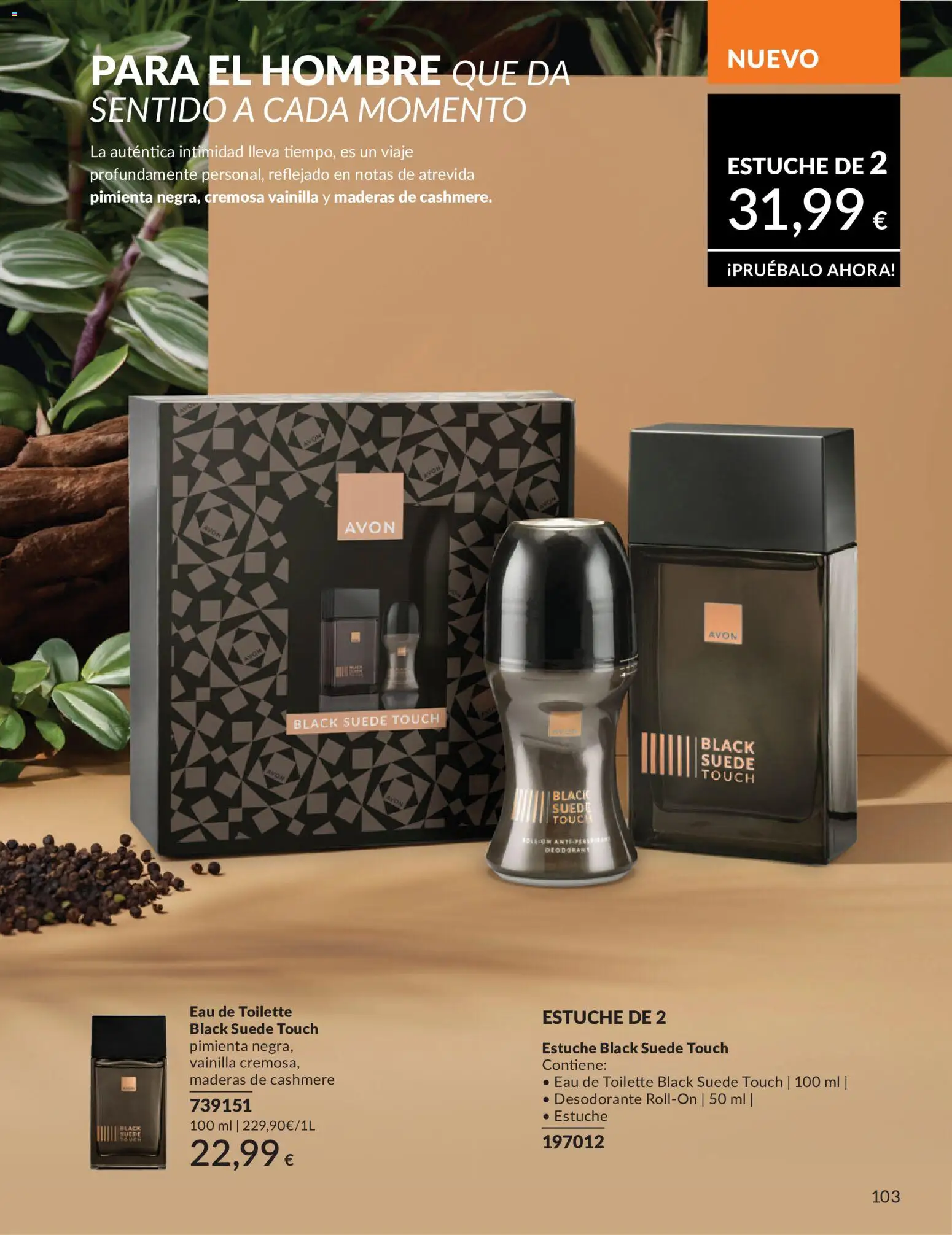 Catálogo AVON campaña 6 │ válido desde el 01.06.2026 | Página: 103 | Productos: Fragancia, Eau de toilette, Desodorante