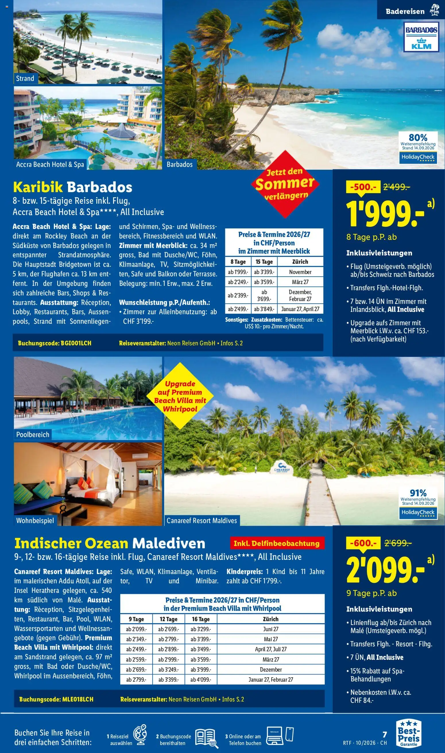 Lidl aktionen Oktober/November Reise-Highlights – gültig ab 14.10.2026 | Seite: 7