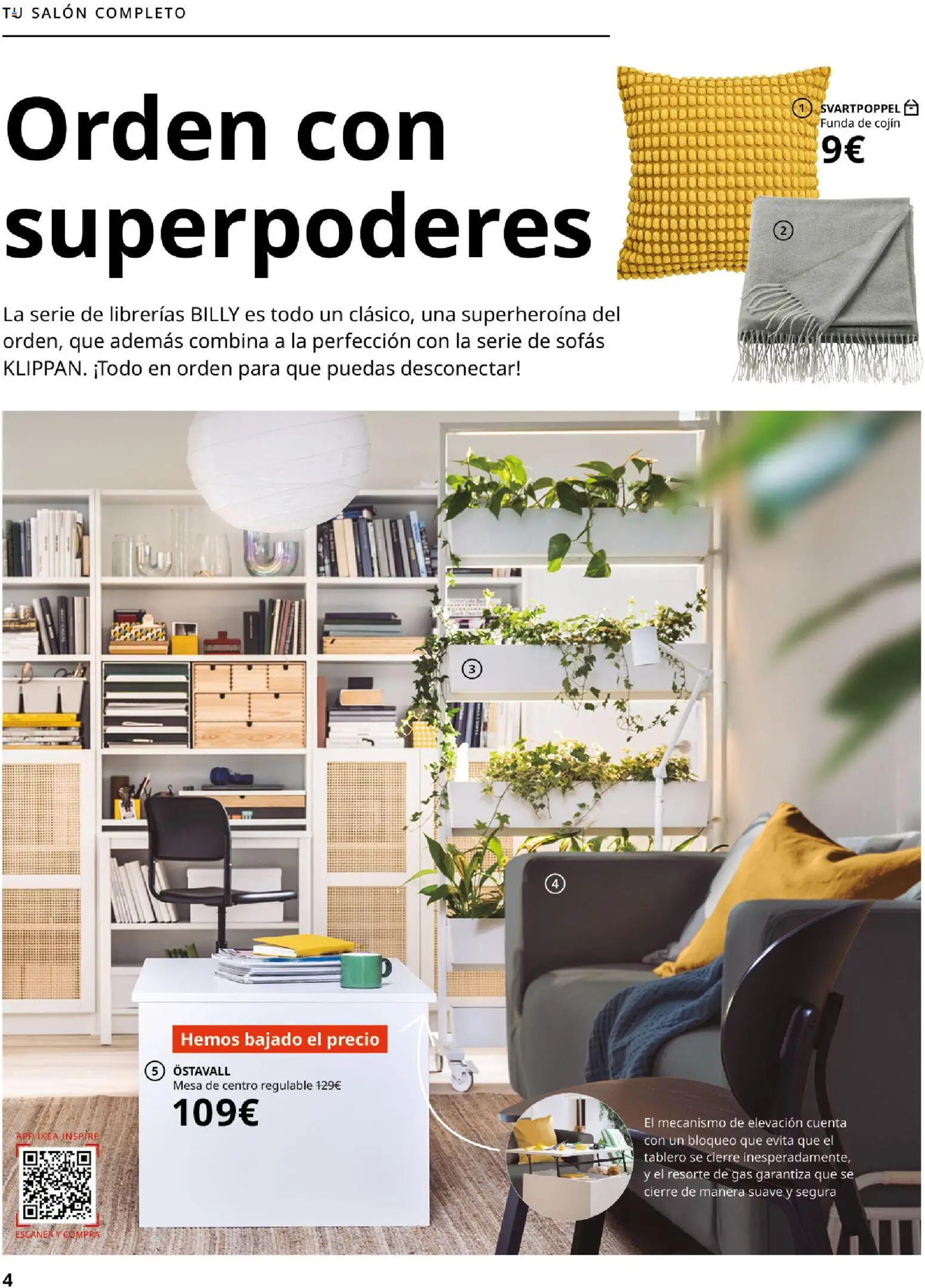 IKEA - Salones │ válido desde el 04/02/2026 | Página: 4 | Productos: Sofás, Funda, Funda de cojín, Cojín