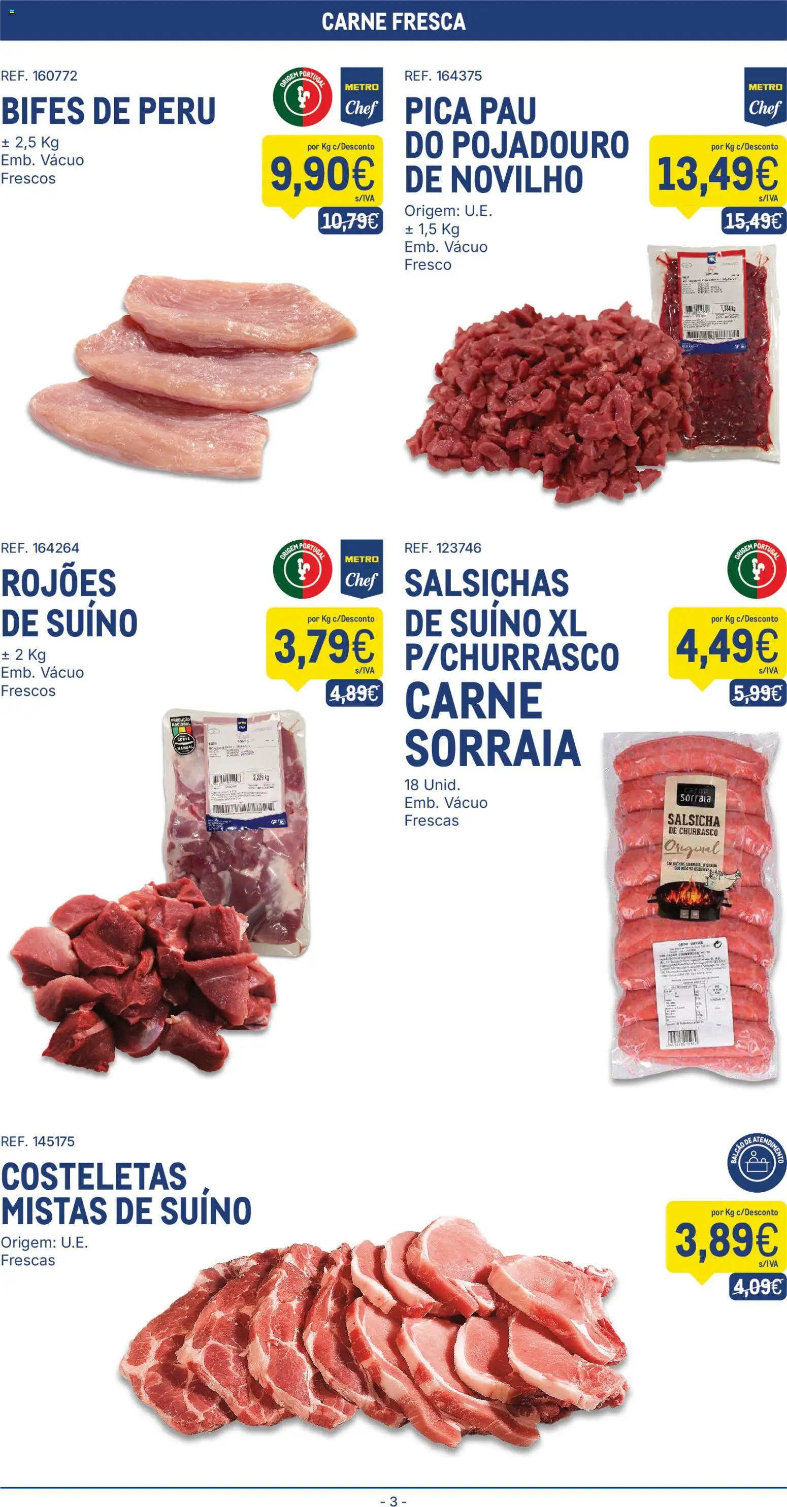 Makro folheto │ válido de 15/09/2026 | Página: 3 | Produtos: Peru, Salsicha, Carne, Salsichas
