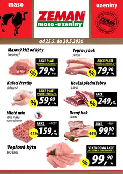 Náhled letáku Prodejny Zeman leták od 25.05.2026