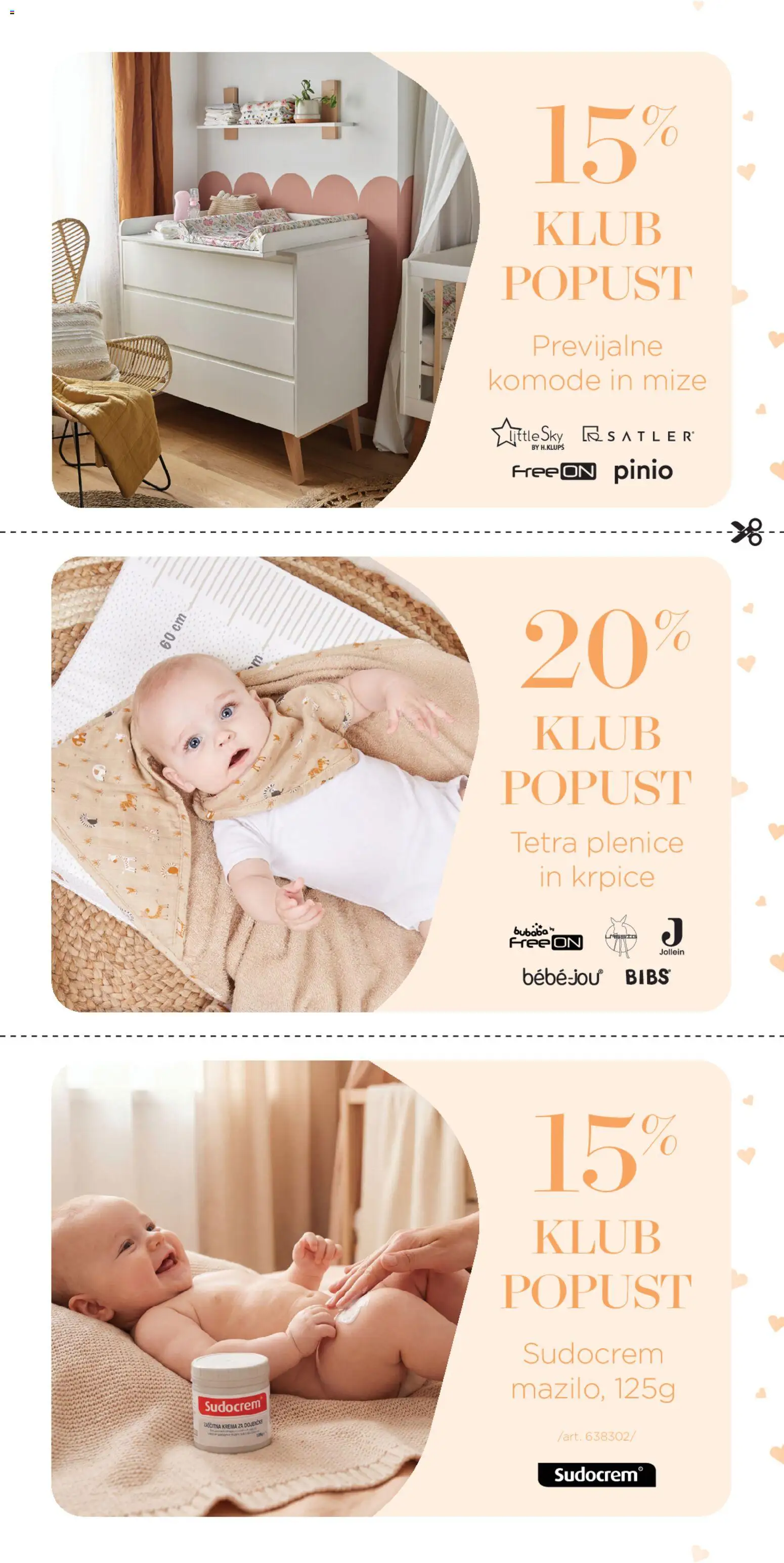 Novi Baby center katalog ponudbe – veljaven od 25.05.2026 | Stran: 23 | Izdelki: Plenice, Krema