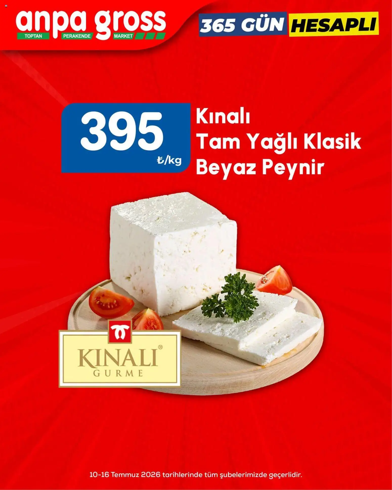 Anpa Gross Katalog - 10 Temmuz 2026 tarihinden itibaren geçerlidir | Sayfa: 1 | Ürünler: Peynir