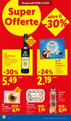Anteprima del volantino CHEF SELECT Insalata di riso, Con verdure, würstel e tonno valido a partire dal 27/08/2026 | Pagina: 12