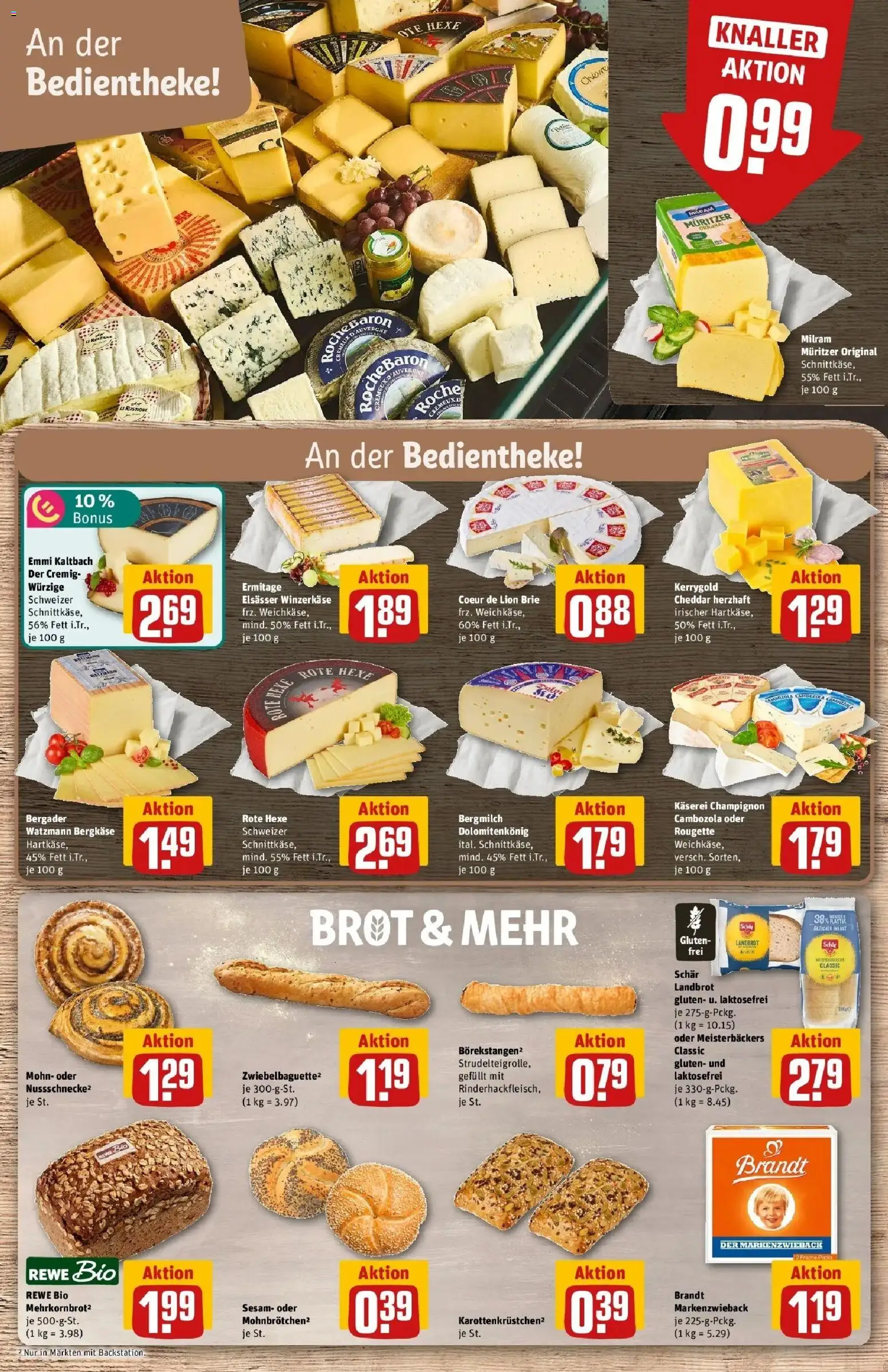 REWE Prospekt ab 28.09.2026 zum Blättern » Angebote | Seite: 17 | Produkte: Milram, Brot