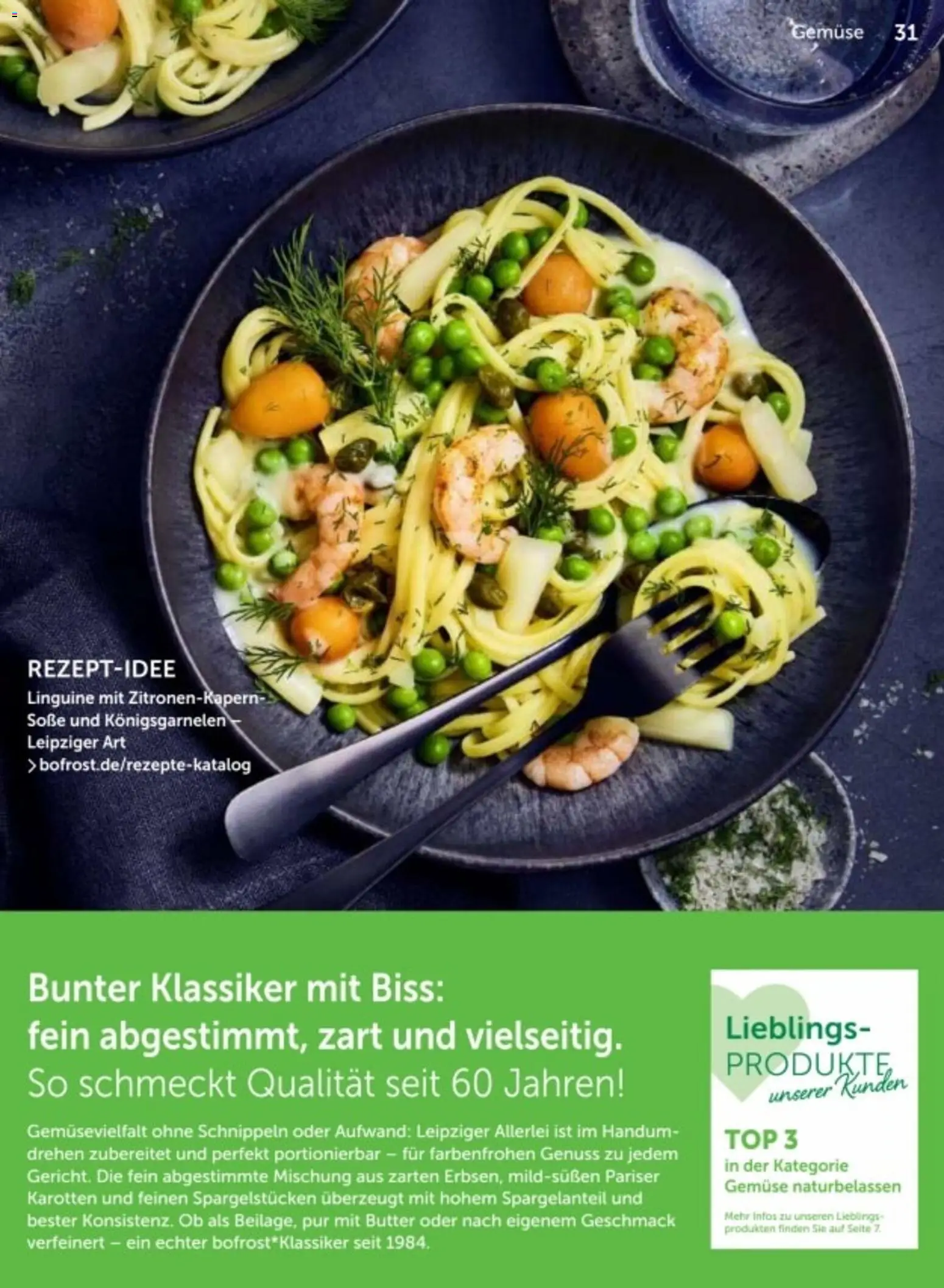 Bofrost Katalog – gültig ab 06.03.2026 | Seite: 31 | Produkte: Top, Butter, Gemüse, Soße