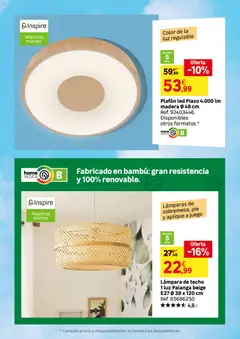 Vista previa Leroy Merlin catálogo válido desde el 21.04.2026 | Página: 68 | Productos: Lámpara de techo, Απορρυπαντικό ρούχων σε σκόνη, Lámpara