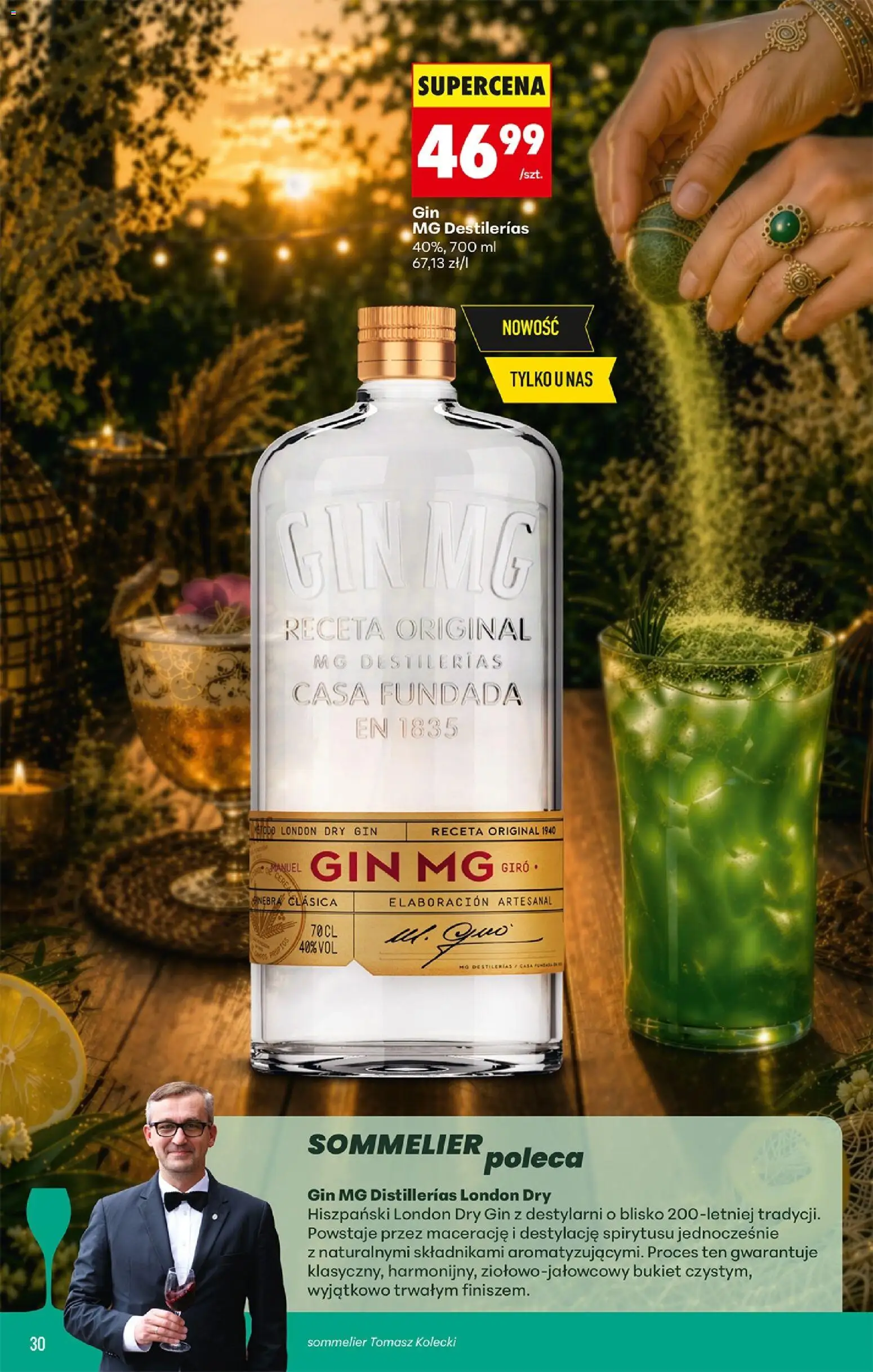 Biedronka Polsko leták - Czas na toast od 04.05.2026 | Strana: 30 | Produkty: Gin, London dry gin, Dry gin