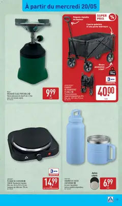 Aldi - Prévisualisation de Aldi catalogue valide à partir de 19.05.2026 | Page: 35 | Produits: Câble, Plaque de cuisson, Gourde, Portable