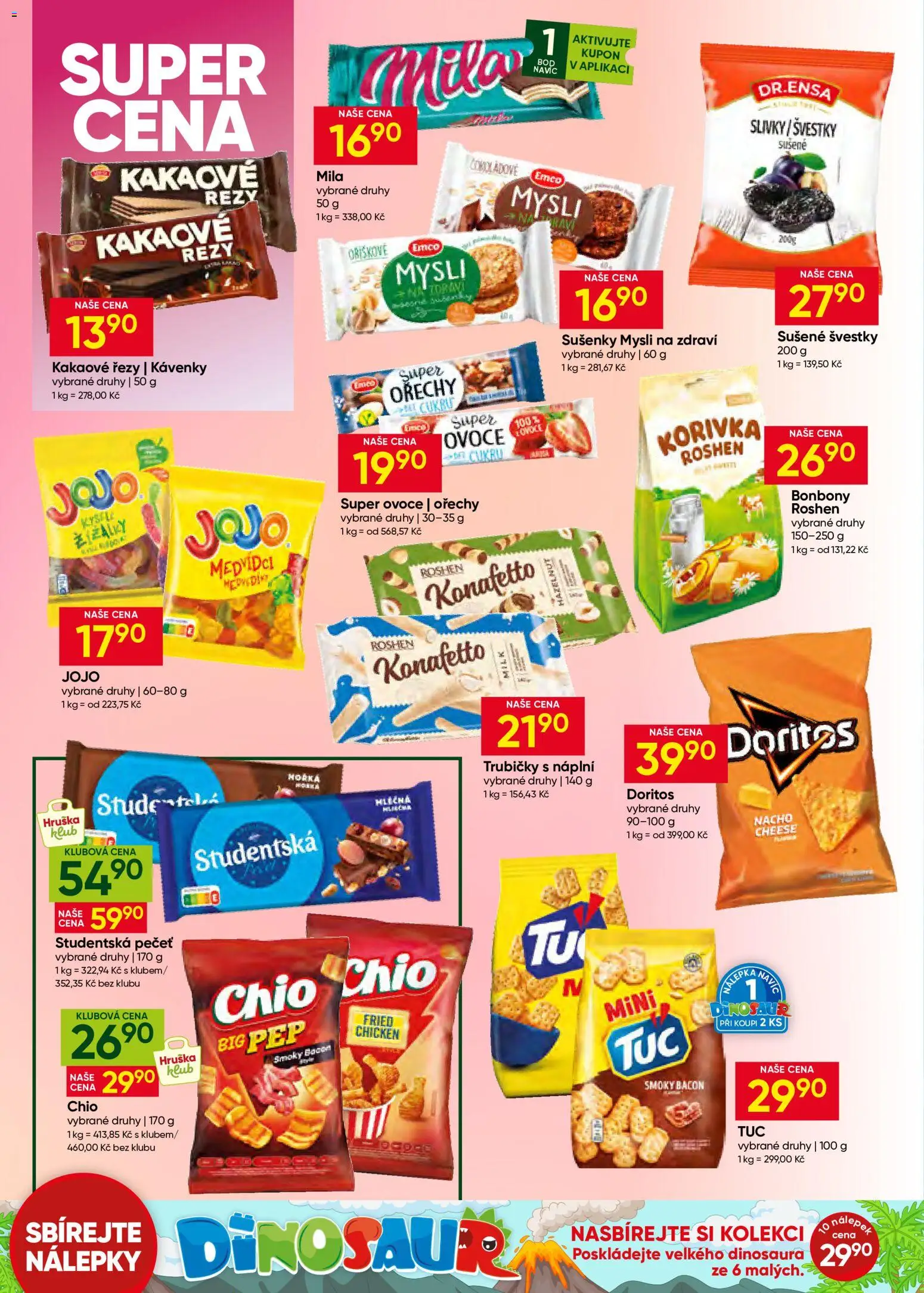 Hruška leták od 22.07.2026 | Strana: 8 | Produkty: Jojo, Ořechy, Sušené švestky, Sušenky