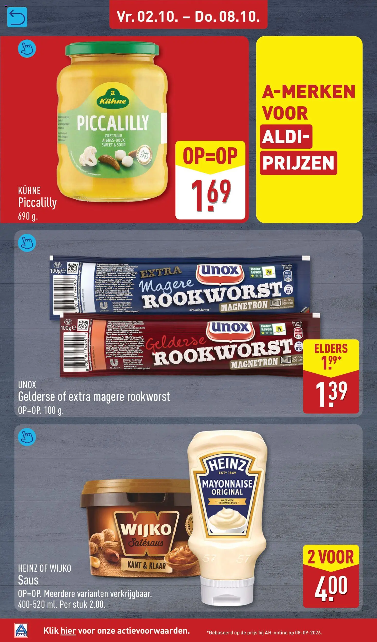 {H1} | Pagina: 6 | Producten: Boter, Varkensvlees, Saus, Zout