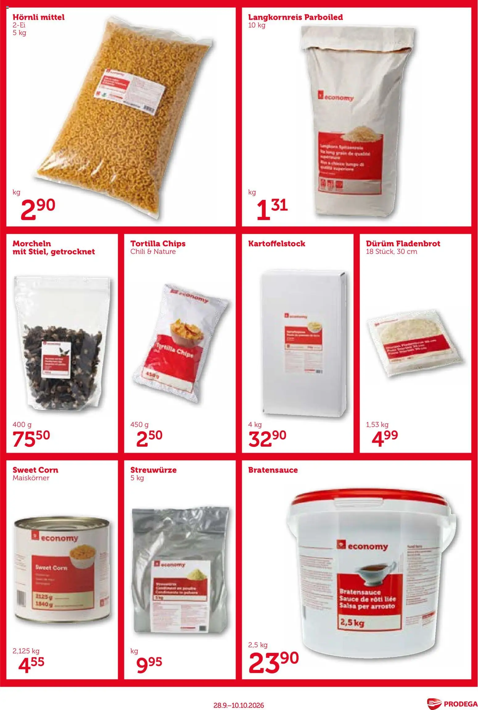 Prodega aktionen Economy – gültig ab 28.09.2026 | Seite: 11 | Produkte: Chili, Chips