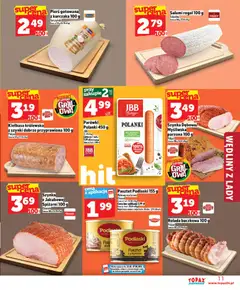 Pogląd oferty "Topaz gazetka - Express" - ważna od 21.05.2026 | Strona: 11 | Produkty: Kiełbasa, Myśliwska, Salami, Wędliny