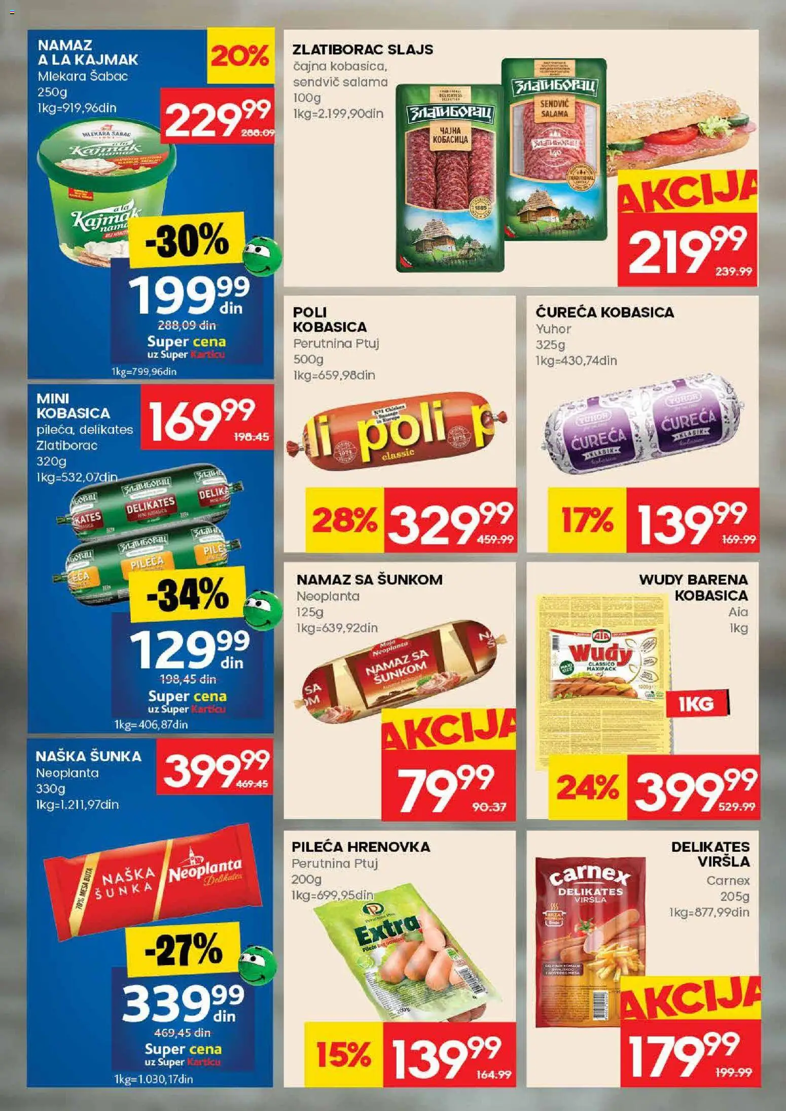 Mercator katalog - važi od 30.04.2026 | Strana: 10 | Proizvode: Pile, Salama, Šunka, Kajmak