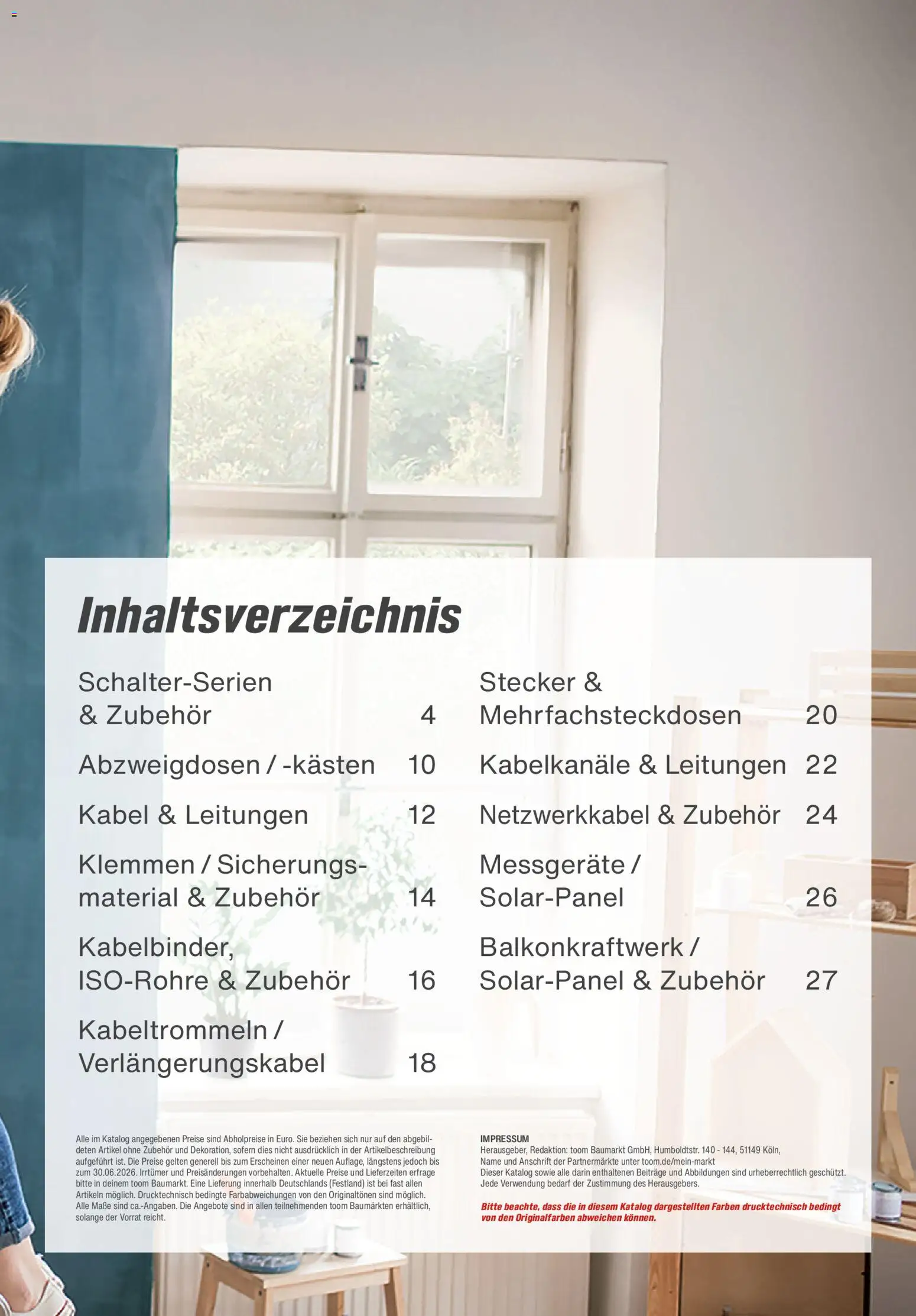 Toom Baumarkt Elektro-Installation 2026 – gültig ab 14.03.2026 | Seite: 3 | Produkte: Kabel