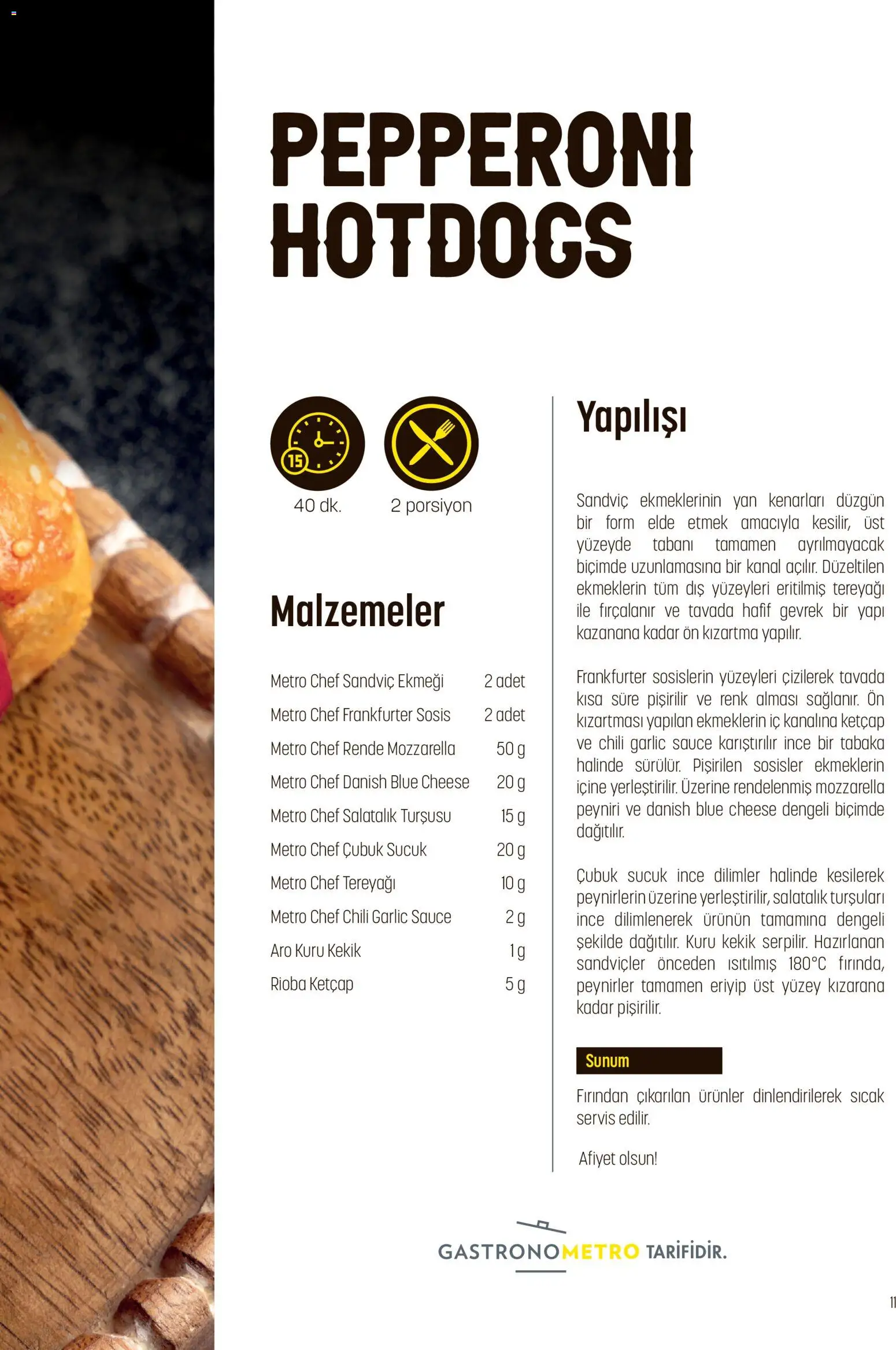 Metro - Fast Food Kataloğu - 06.05.2026 tarihinden itibaren geçerlidir | Sayfa: 11 | Ürünler: Ketçap, Salatalık, Kekik, Sucuk