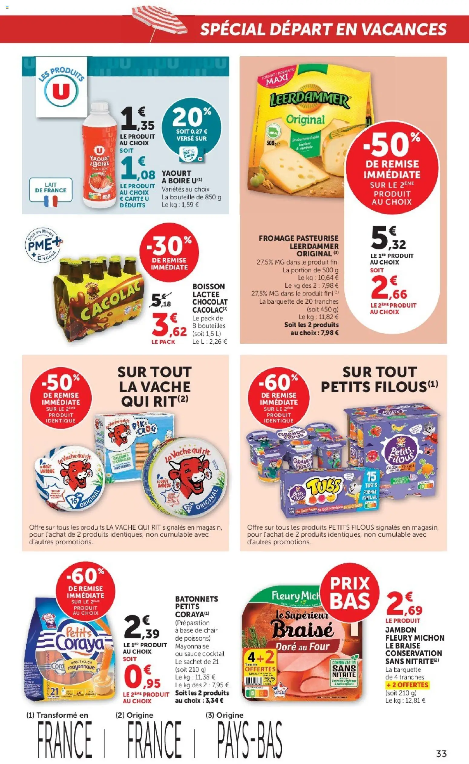 {H1} | Page: 33 | Produits: Base, Four, Lait, Yaourt