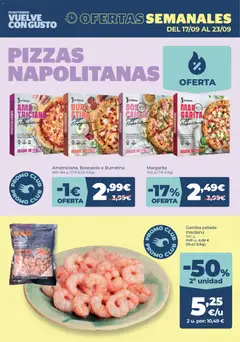 Vista previa La Sirena folleto válido desde el 10/09/2026 | Página: 3 | Productos: Pizza, Plancha, Gamba