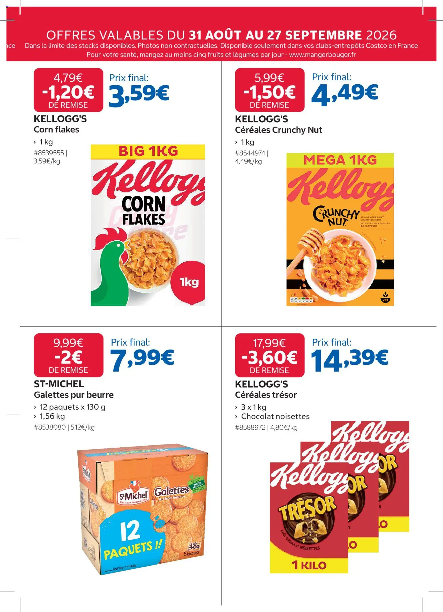 {H1} | Page: 11 | Produits: Noisettes, Beurre, Céréales, Biscuits