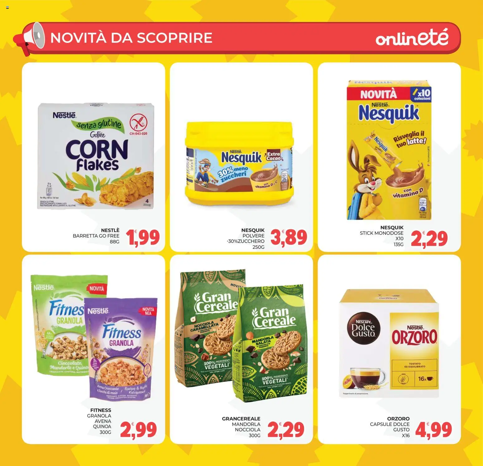 Volantino Eté del 22/09/2026 | Pagina: 26 | Prodotti: Senza glutine, Cioccolato, Mandorla, Mais